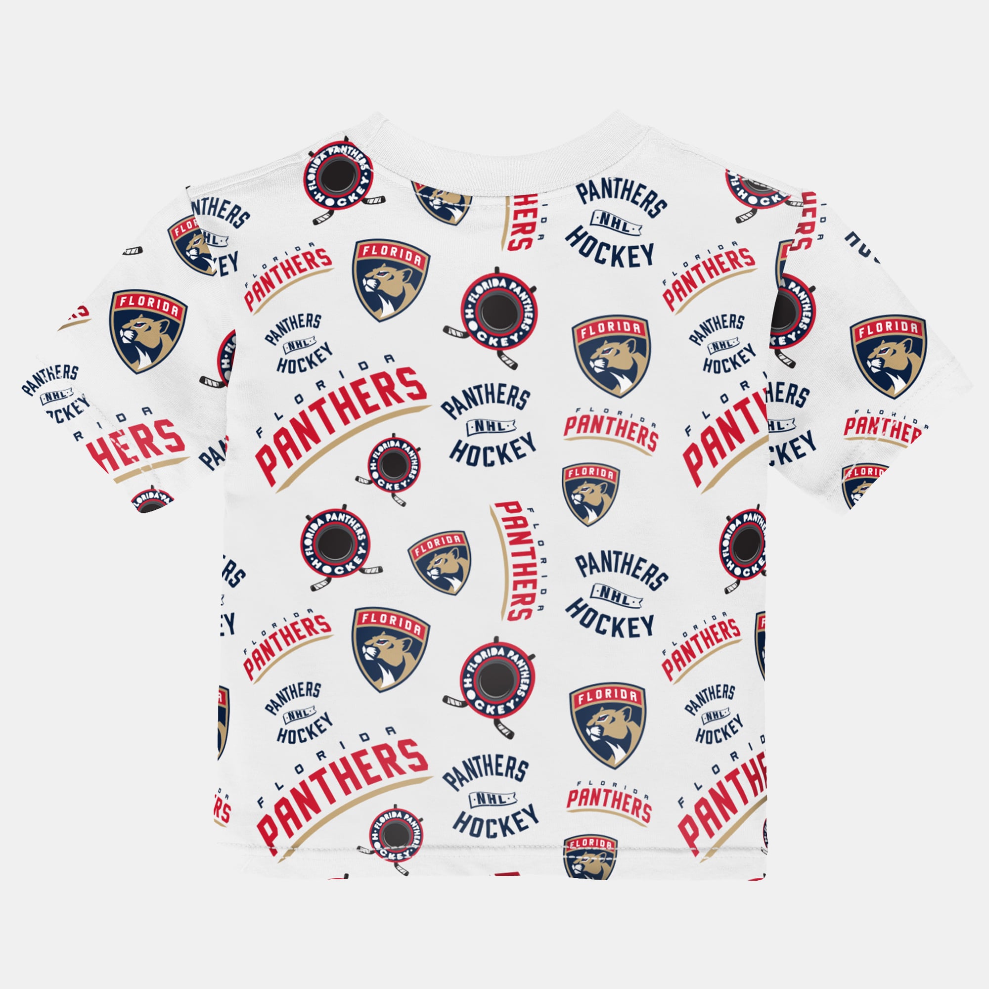 T-shirt imprimé intégral blanc des Panthers de la Floride pour bébé Outerstuff