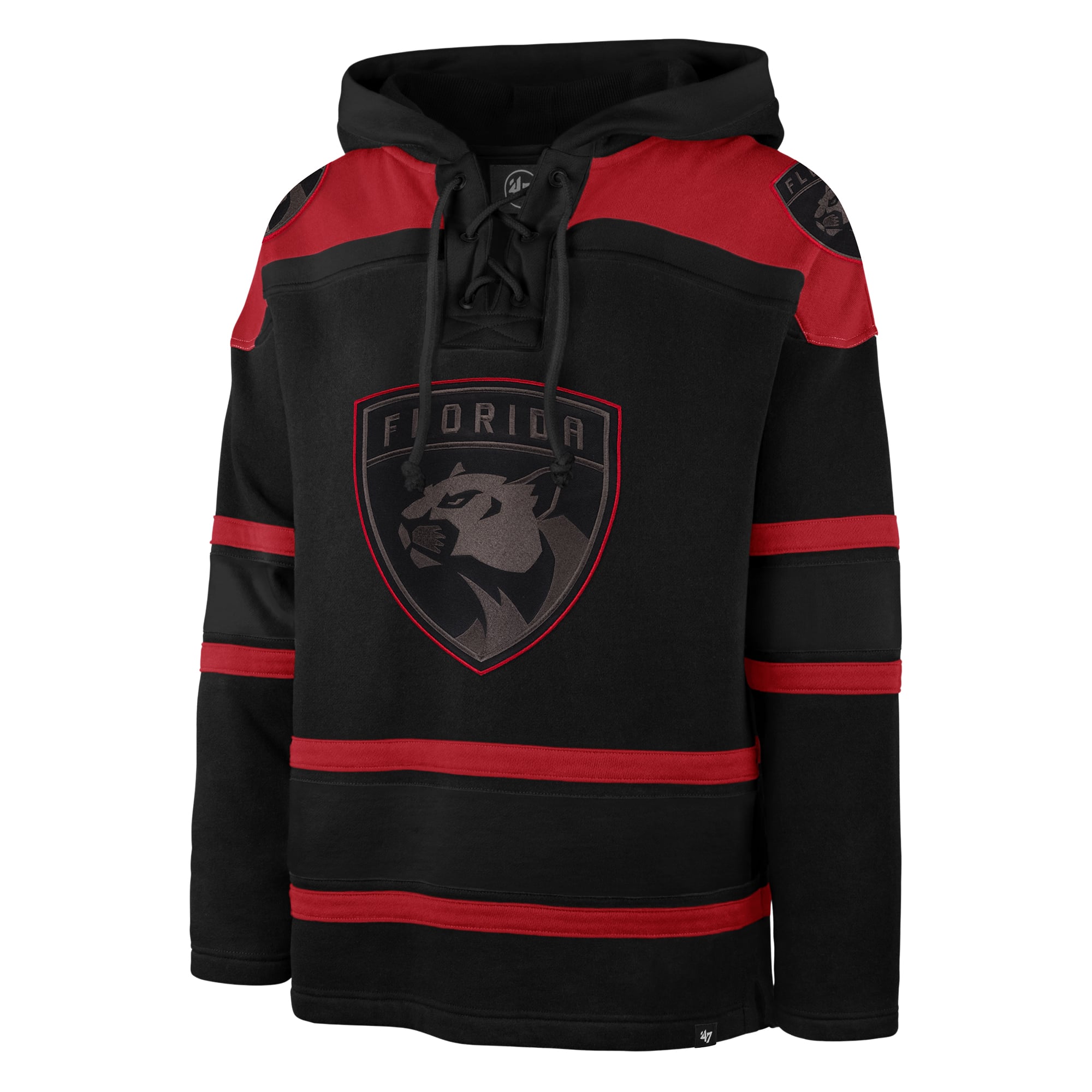 Sweat à capuche lacets Florida Panthers noir '47 pour homme