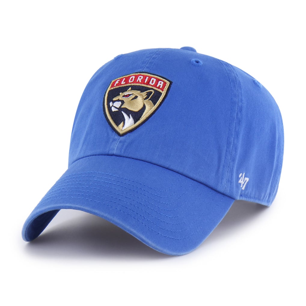Men's Florida Panthers '47 Blue Logo Clean Up Adjustable Hat