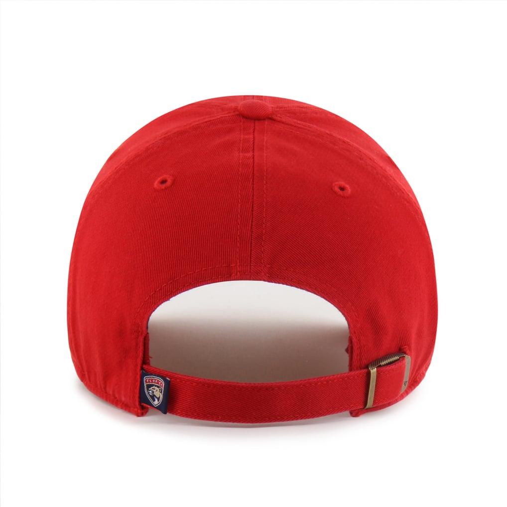 Men's Florida Panthers '47 Red Logo Clean Up Adjustable Hat