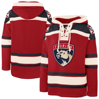 Men's Florida Panthers  '47 Red Superior Lacer Hoodie