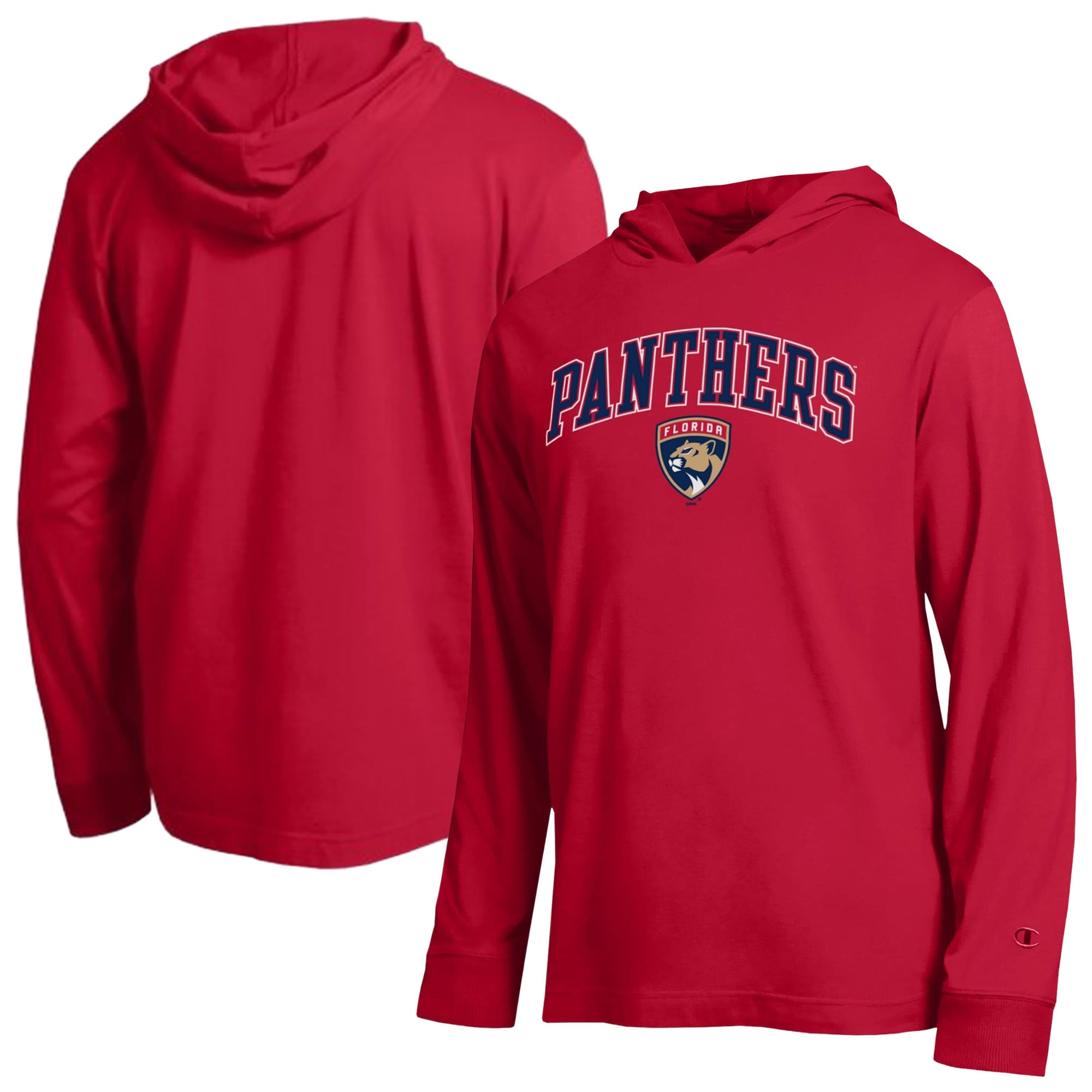 T-shirt à manches longues et capuche léger Champion rouge Florida Panthers All-Star pour homme
