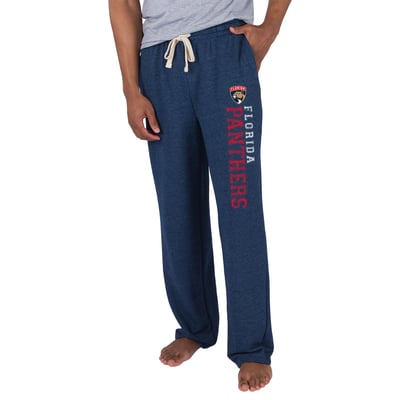 Florida Panthers Concepts Sport Mainstream Terry Tri-Blend Pants - Navy