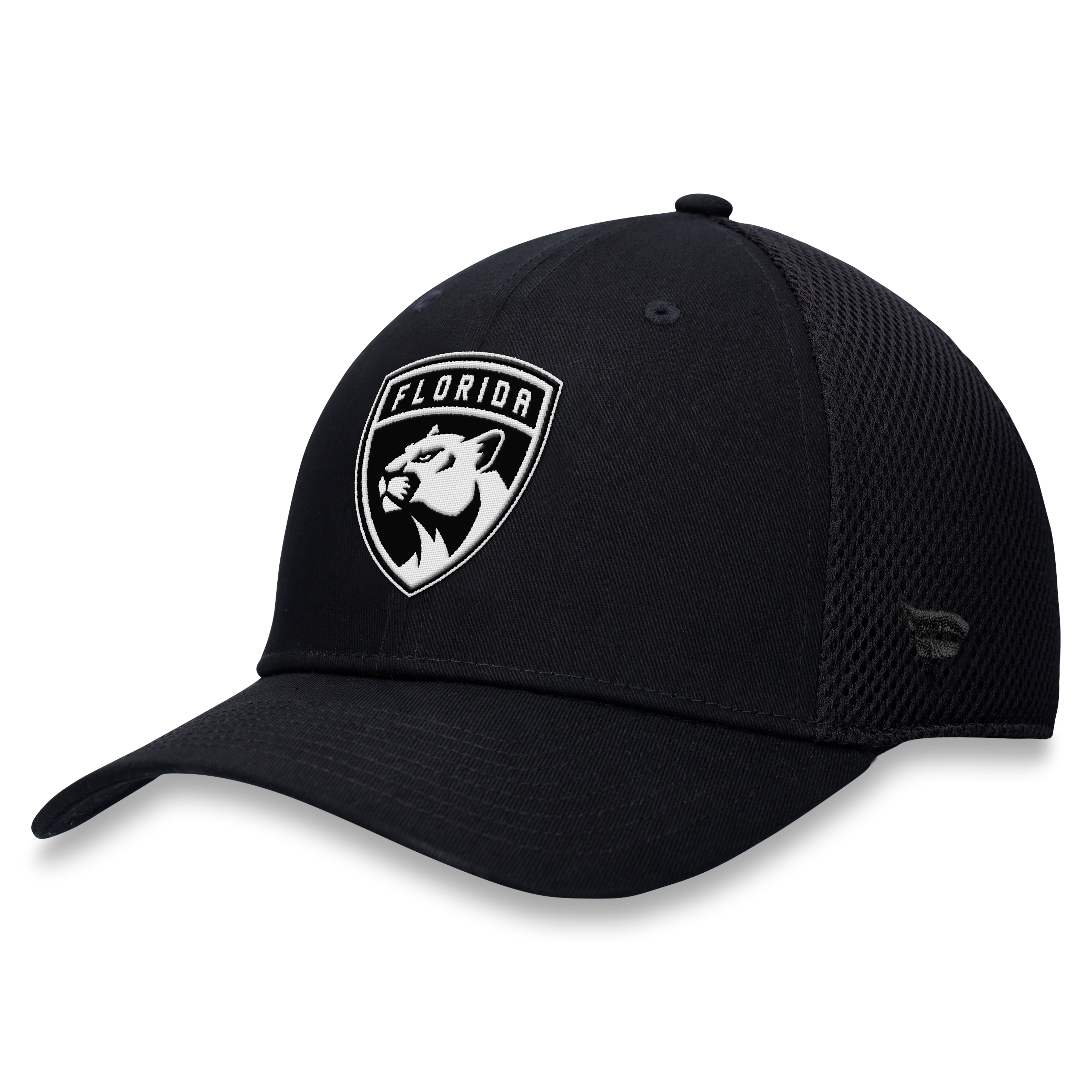 Casquette extensible à dos en maille ton sur Fanatics noire Florida Panthers pour homme