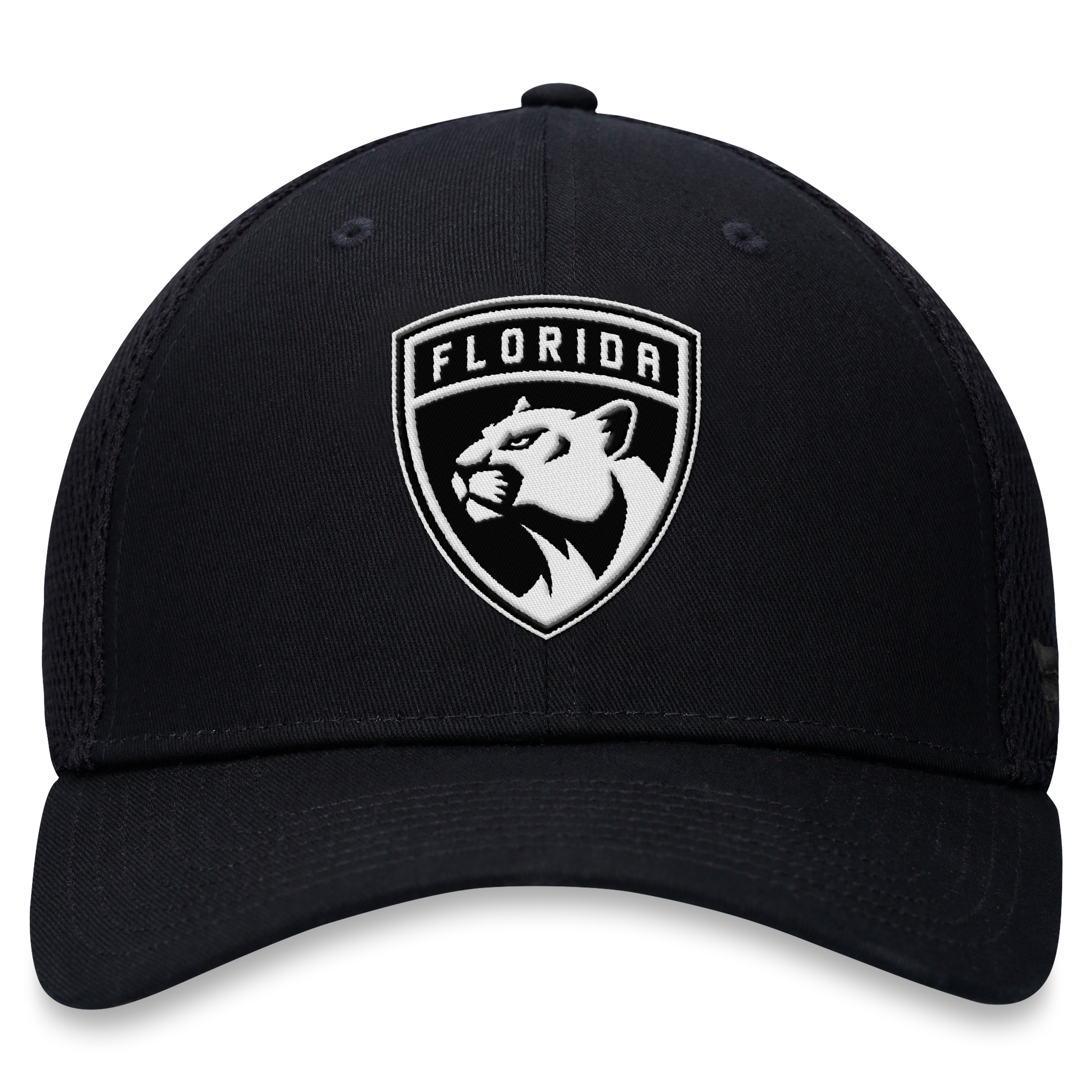 Casquette extensible à dos en maille ton sur Fanatics noire Florida Panthers pour homme