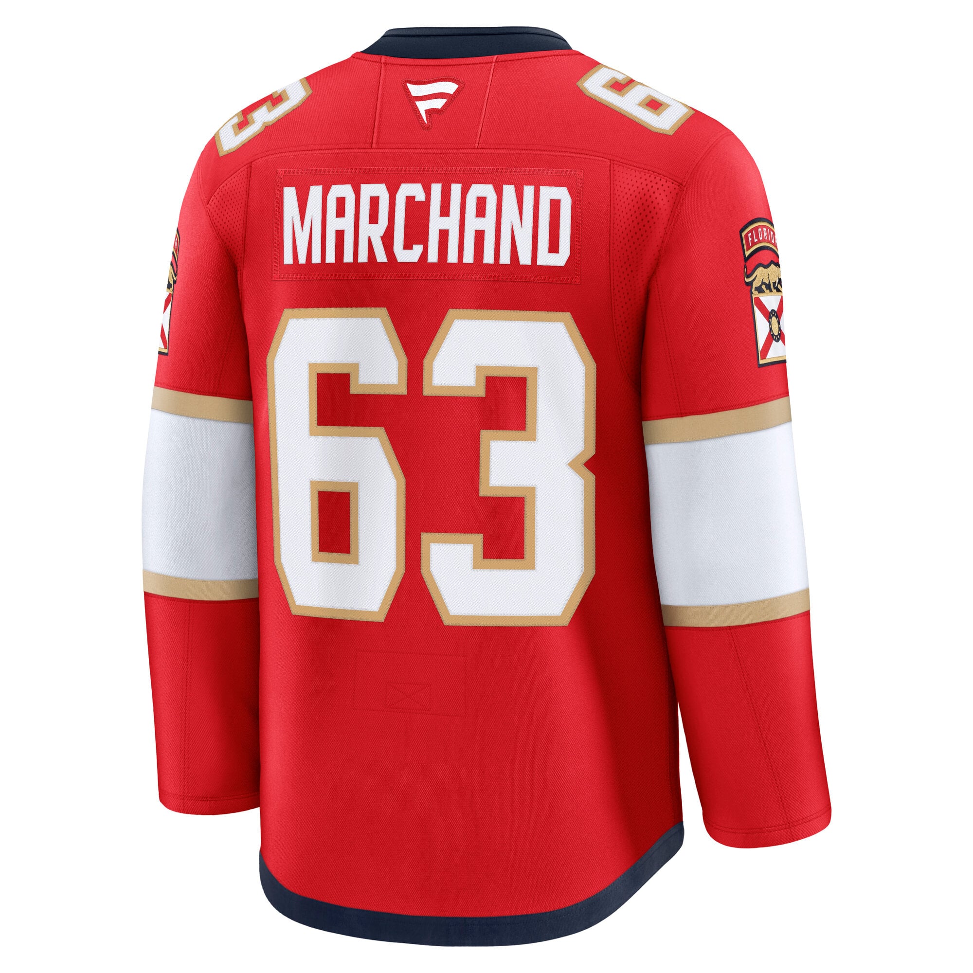 Maillot domicile premium rouge Brad Marchand des Panthers de la Floride pour homme (Fanatics)