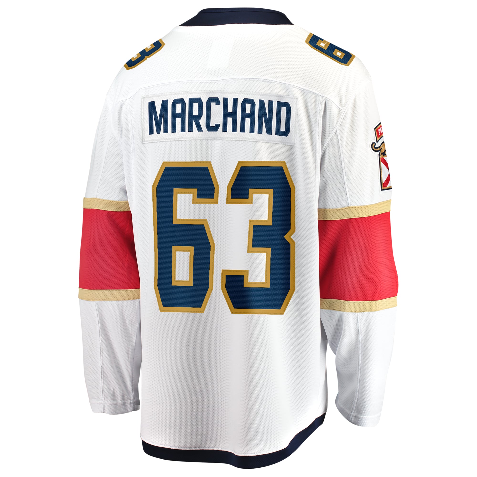 Maillot extérieur blanc Brad Marchand des Panthers de la Floride (Fanatics) pour homme