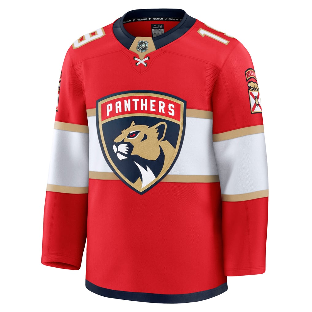 Maillot domicile premium rouge de Matthew Tkachuk des Panthers de la Floride (Fanatics)