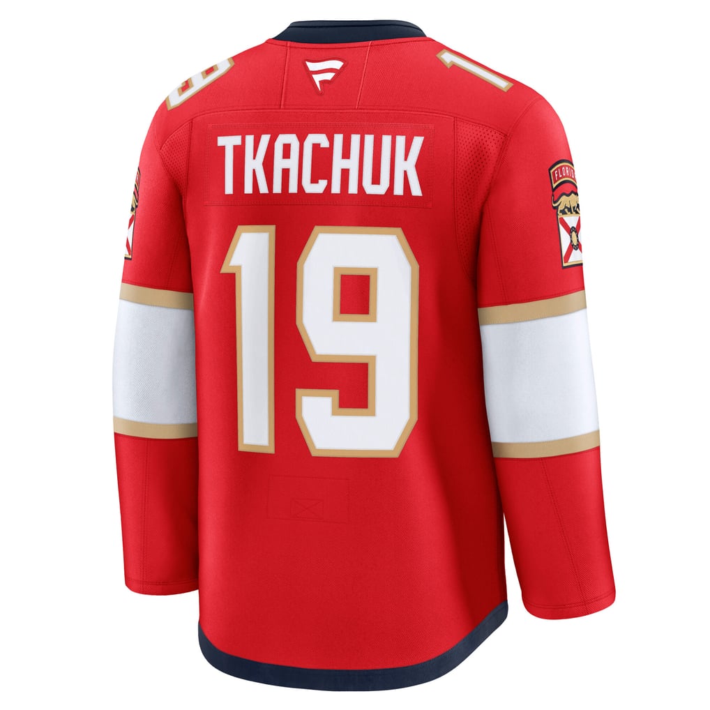 Maillot domicile premium rouge de Matthew Tkachuk des Panthers de la Floride (Fanatics)
