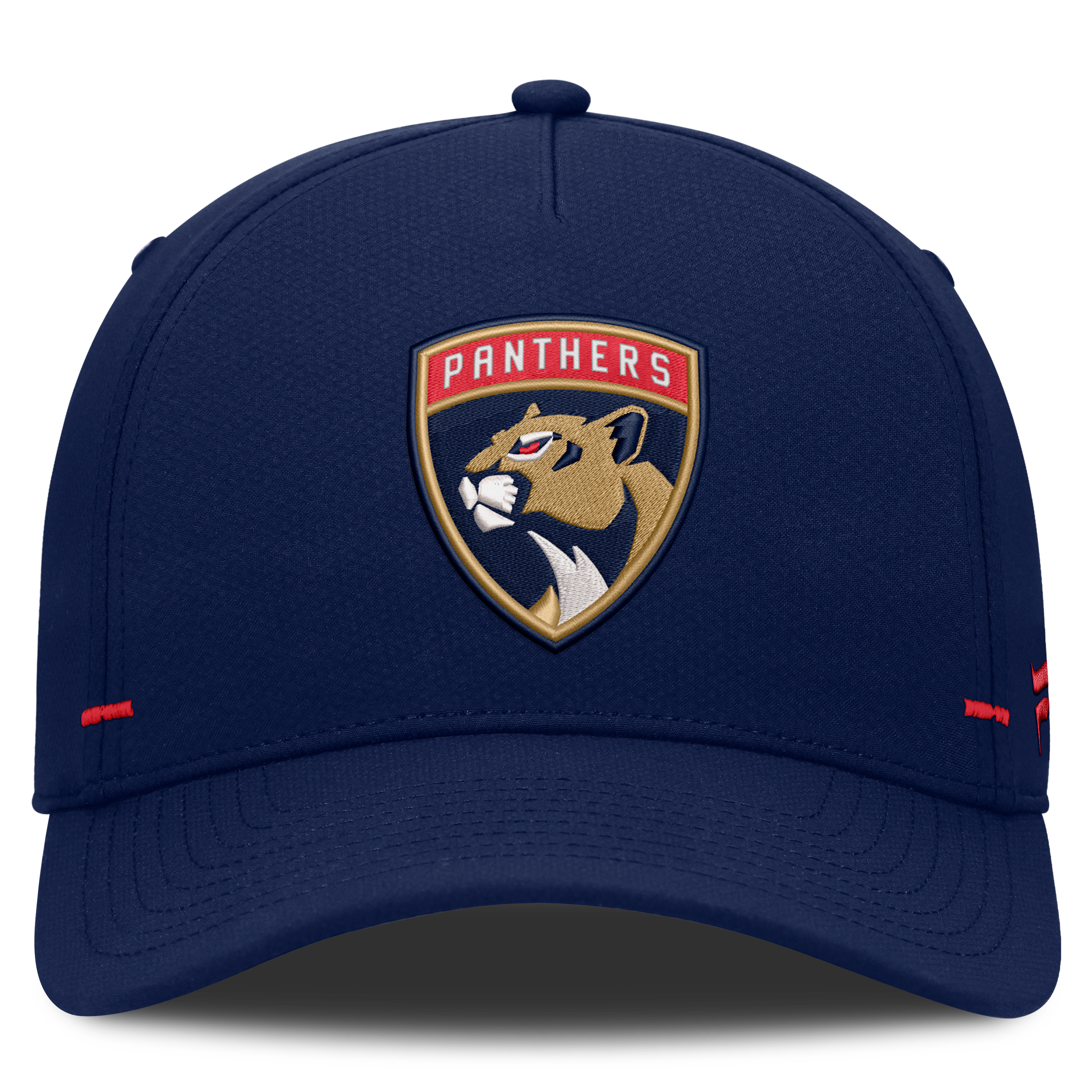 Men's Fanatics Navy Florida Panthers Authentic Pro Rink Bar Tacks A-Frame Adjustable Hat
