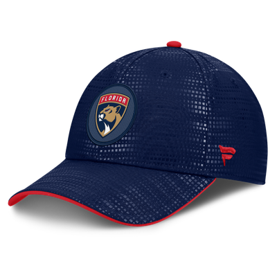 Men's Florida Panthers Fanatics Navy Authentic Pro Rink Stretch Fit Hat