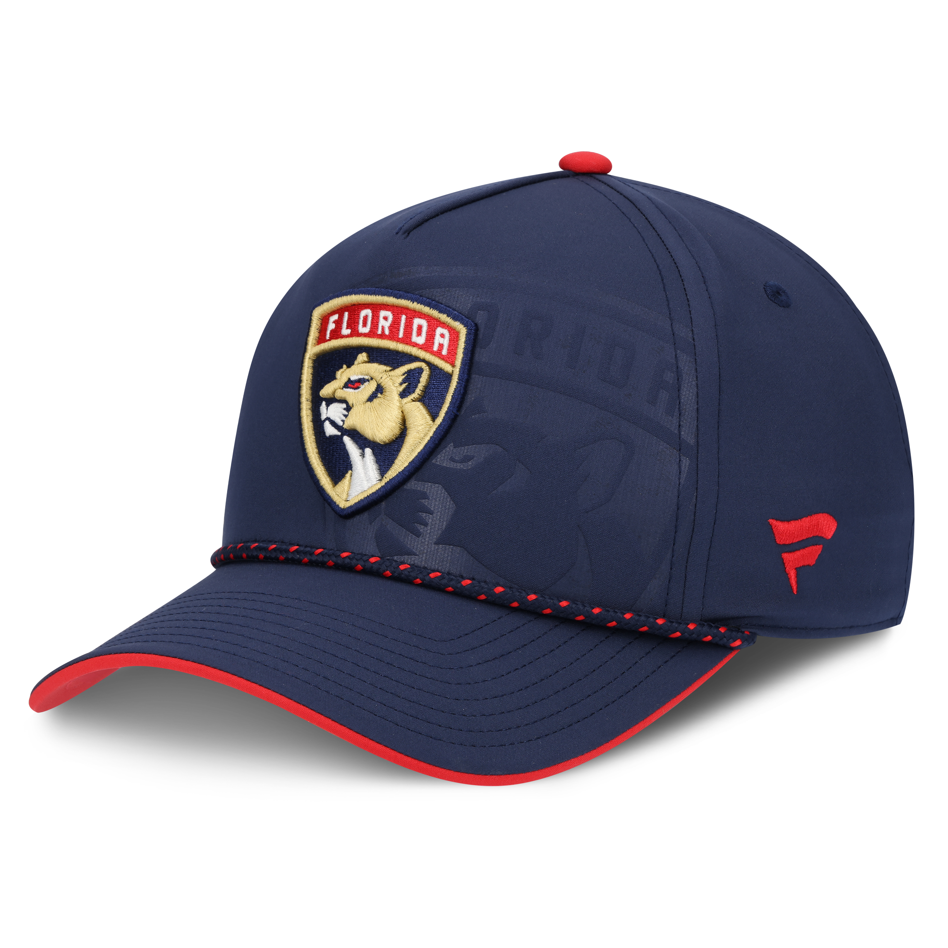 Casquette ajustable Fanatics Navy Florida Panthers On Stage Podium A-Frame pour homme