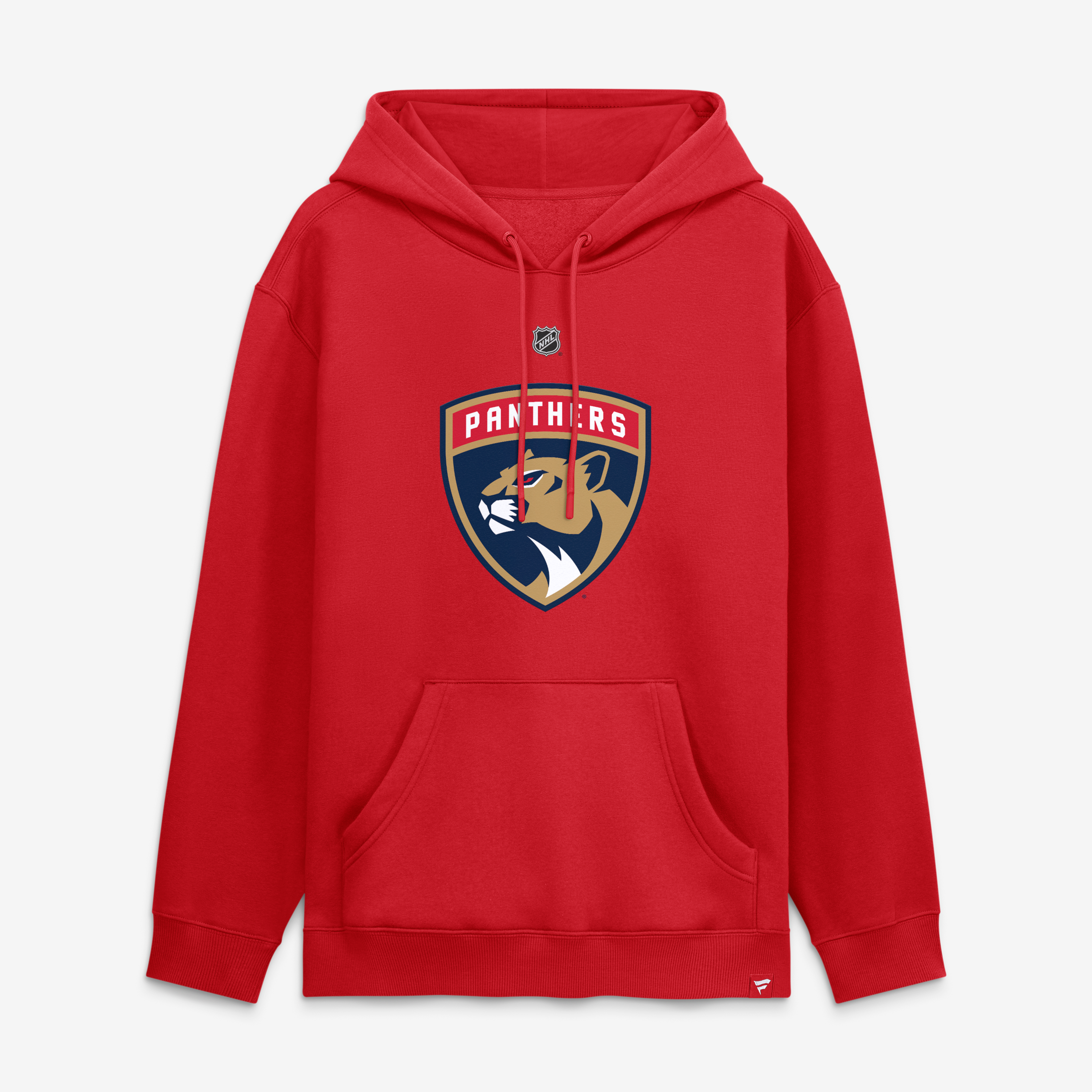 Men's Fanatics Radko Gudas Red Florida Panthers Authentic Stack Name & Number Hoodie