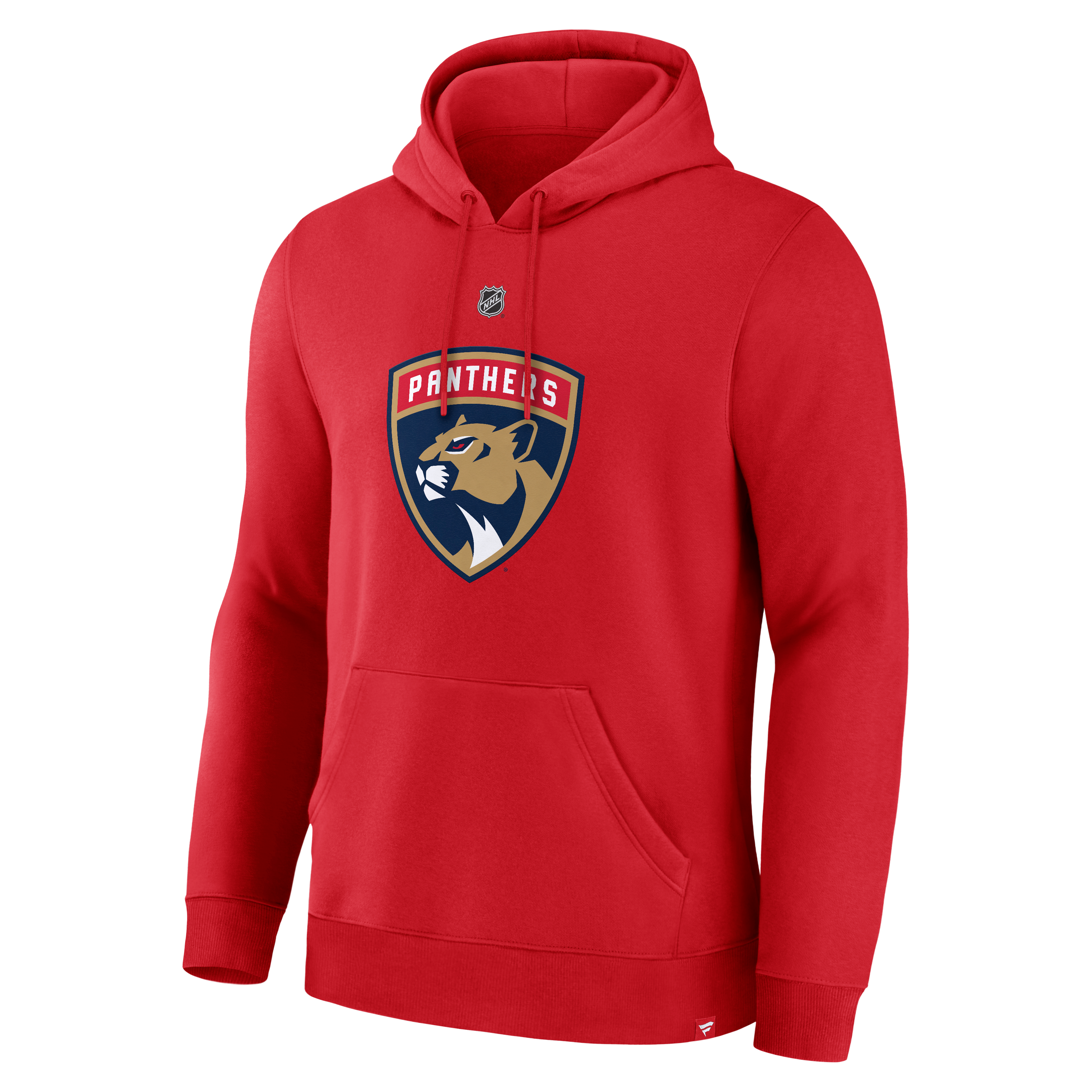 Men's Fanatics Radko Gudas Red Florida Panthers Authentic Stack Name & Number Hoodie