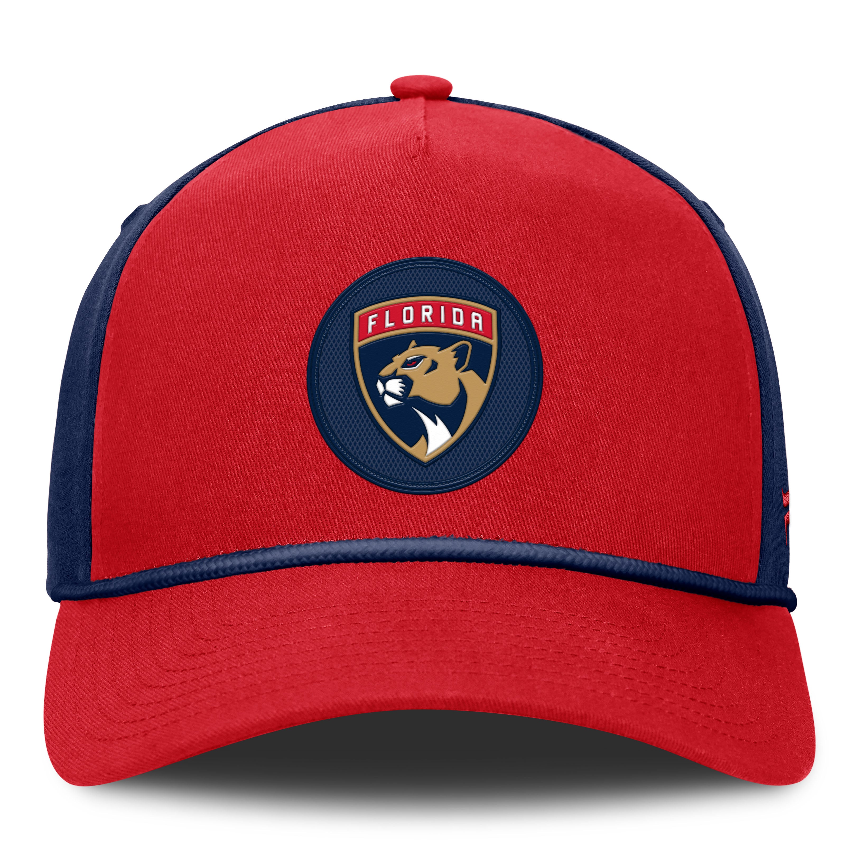 Casquette ajustable Fanatics rouge Florida Panthers Authentic Pro Rink A-Frame pour homme