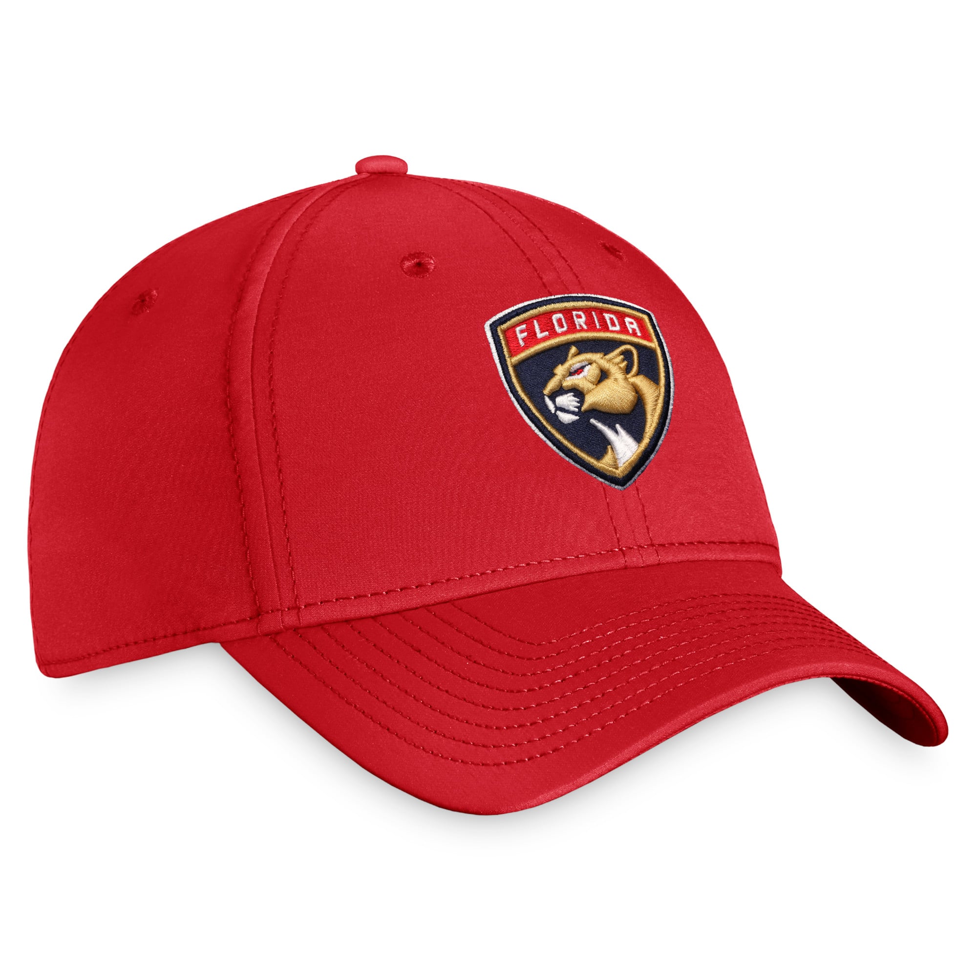Casquette flexible avec logo principal Fanatics Red Florida Panthers Core pour hommes