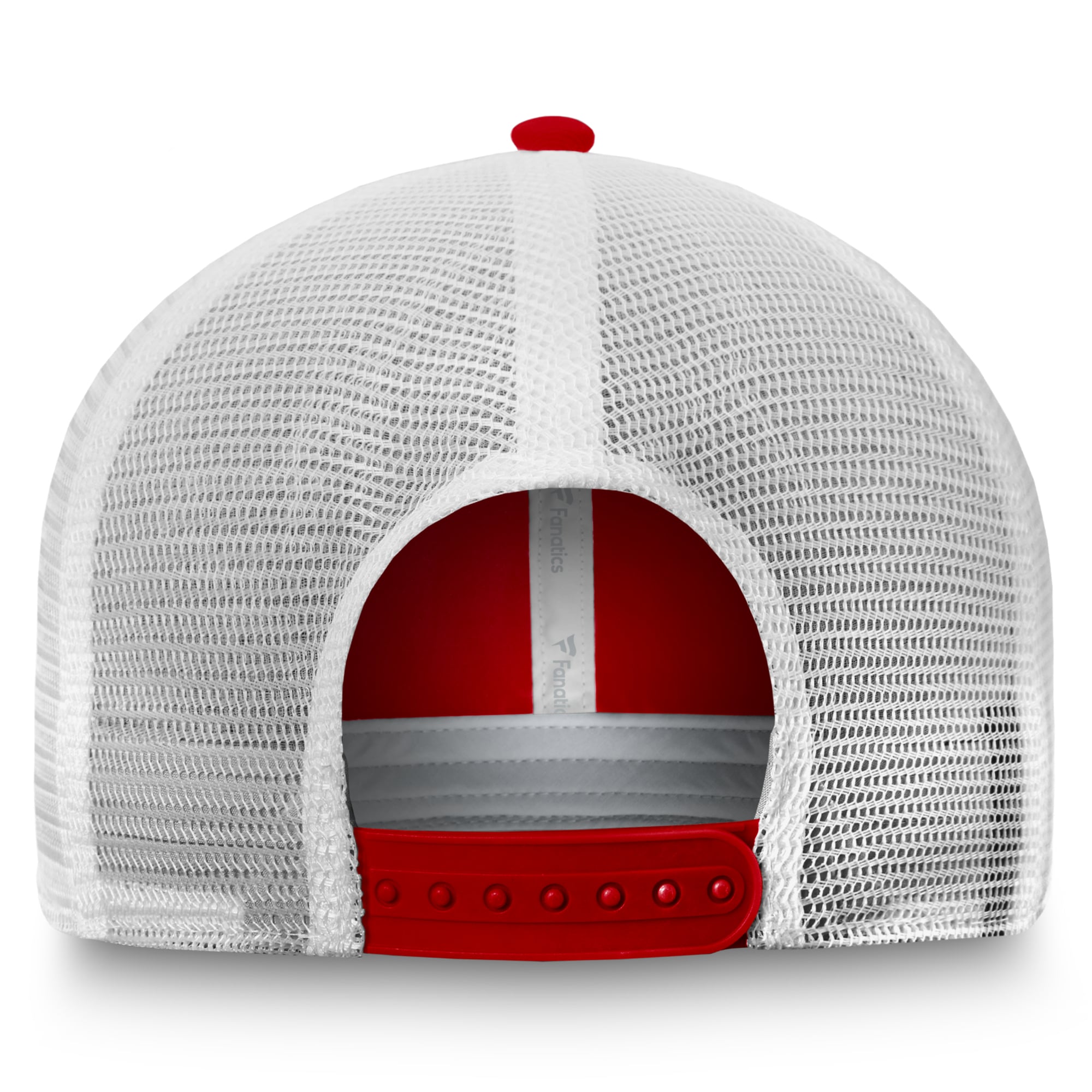 Casquette ajustable Fanatics rouge/blanc pour homme avec logo principal des Panthers de la Floride