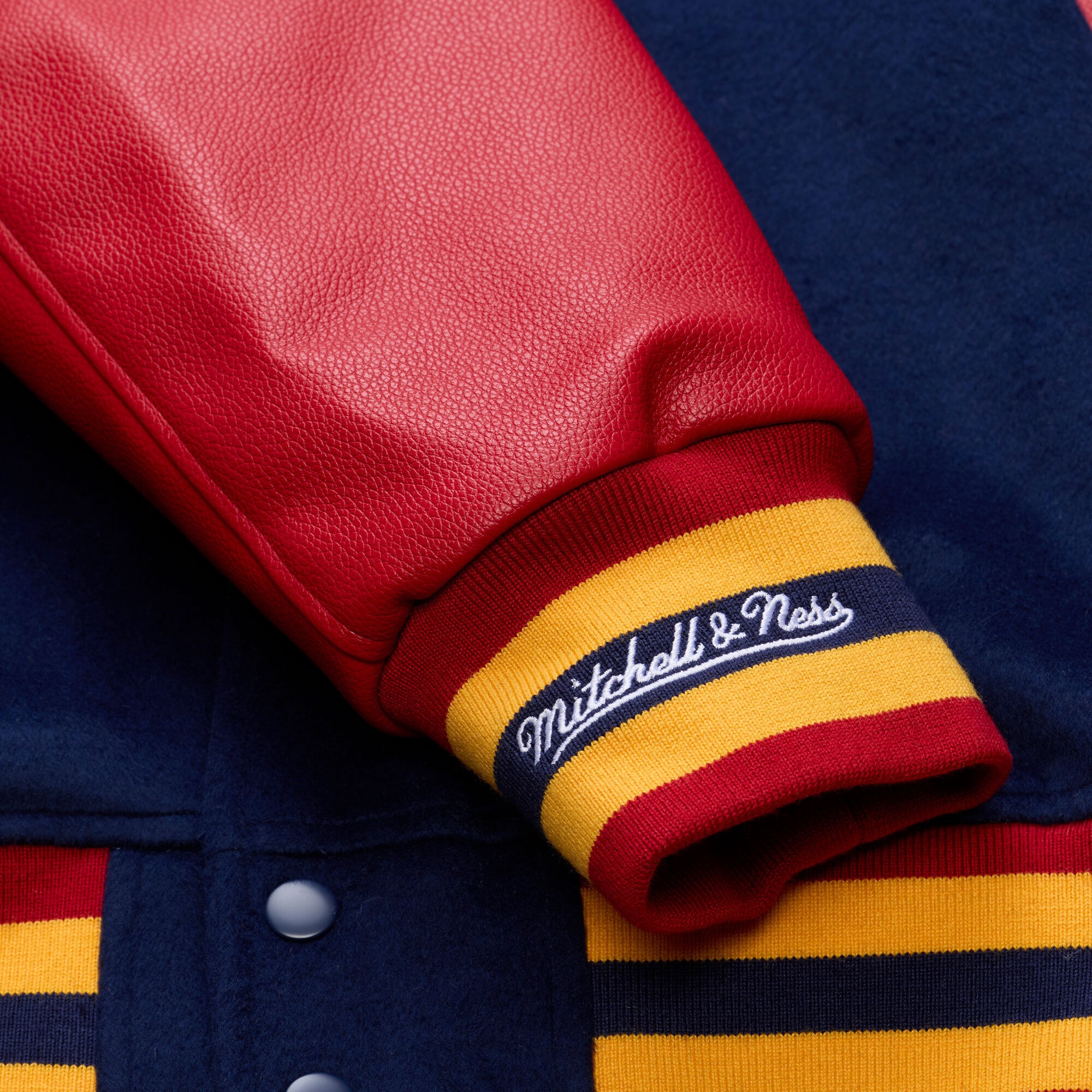 Men's Mitchell & Ness  Navy Florida Panthers 2026 Winter Classic Full-Snap Varsity Jacket