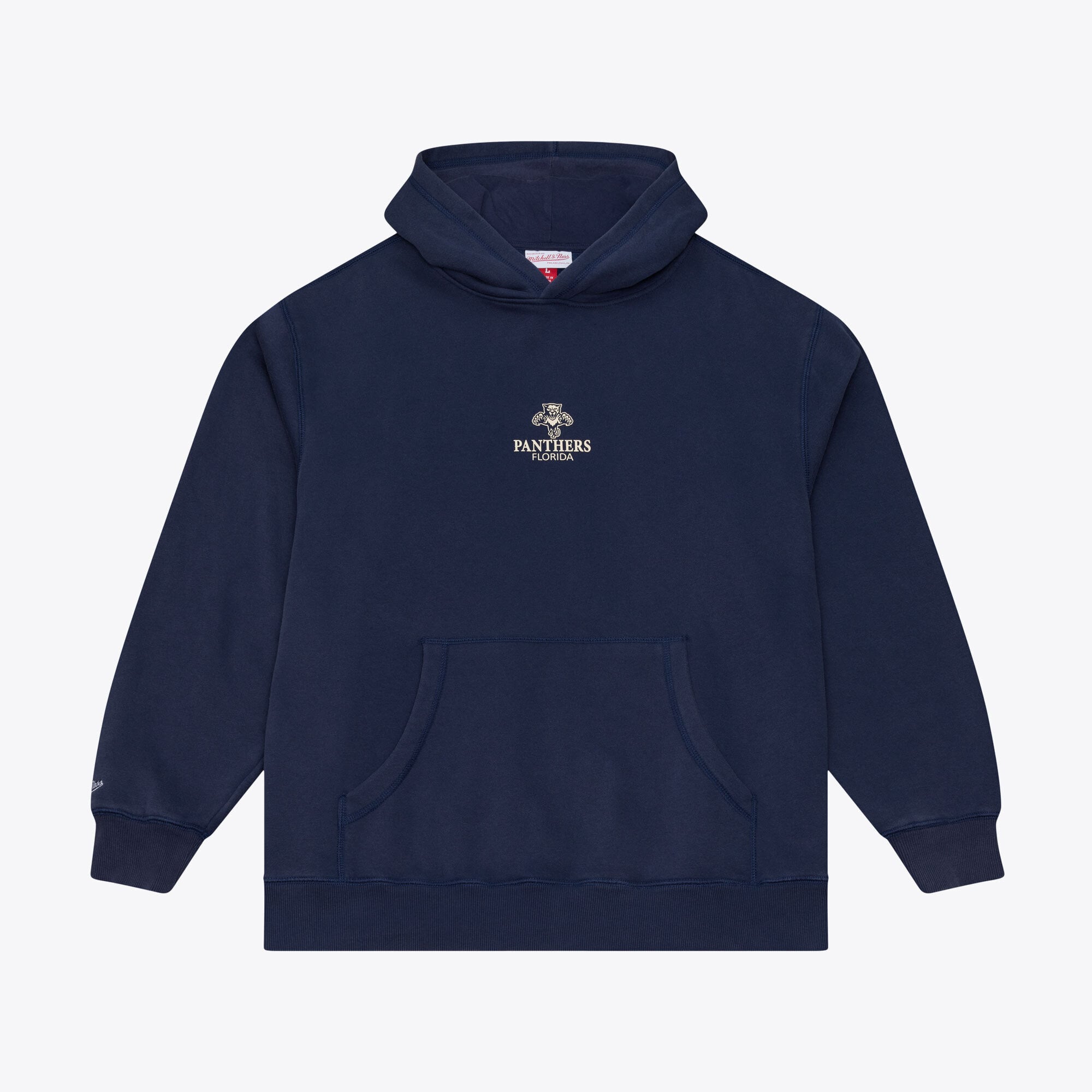 Men's Mitchell & Ness Navy Florida Panthers Core Essentials Hoodie
