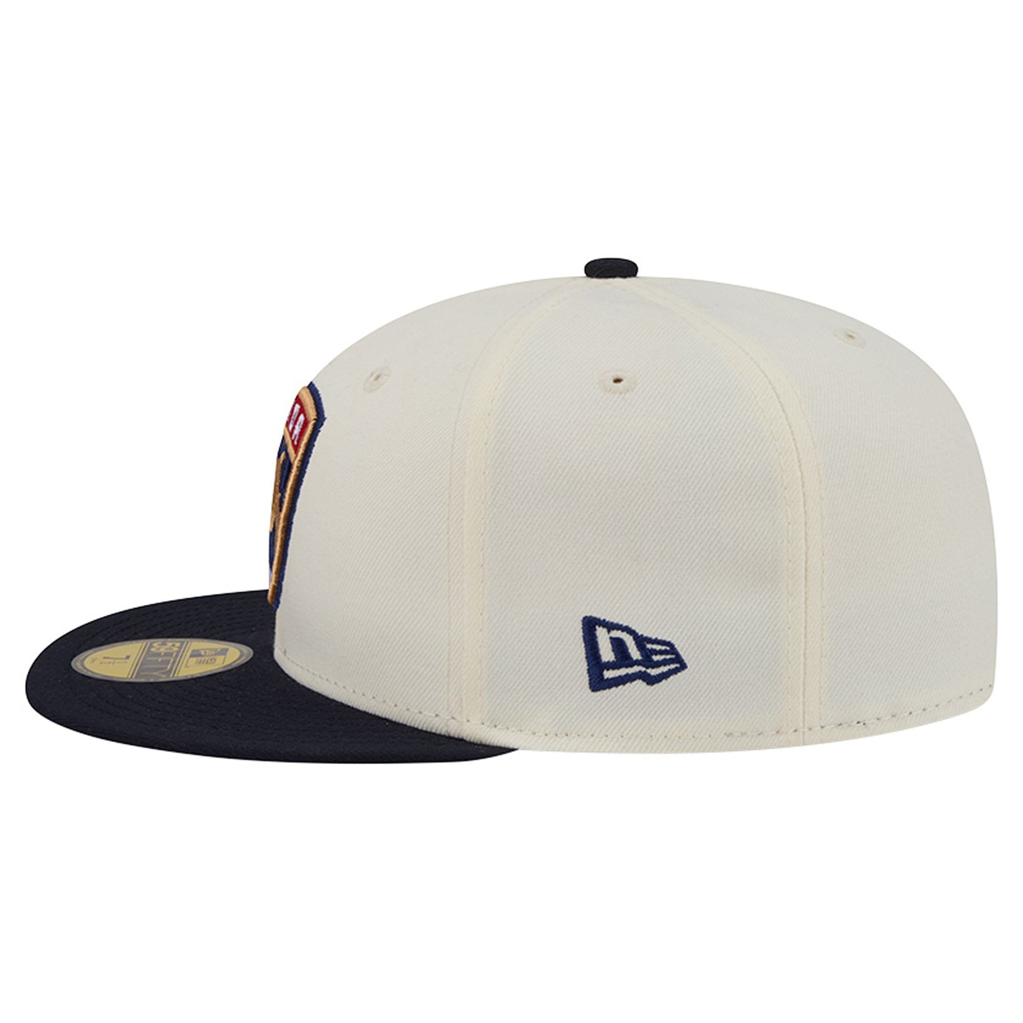 Men's New Era Cream Florida Panthers America's 250th Two-Tone 59FIFTY Fitted Hat
