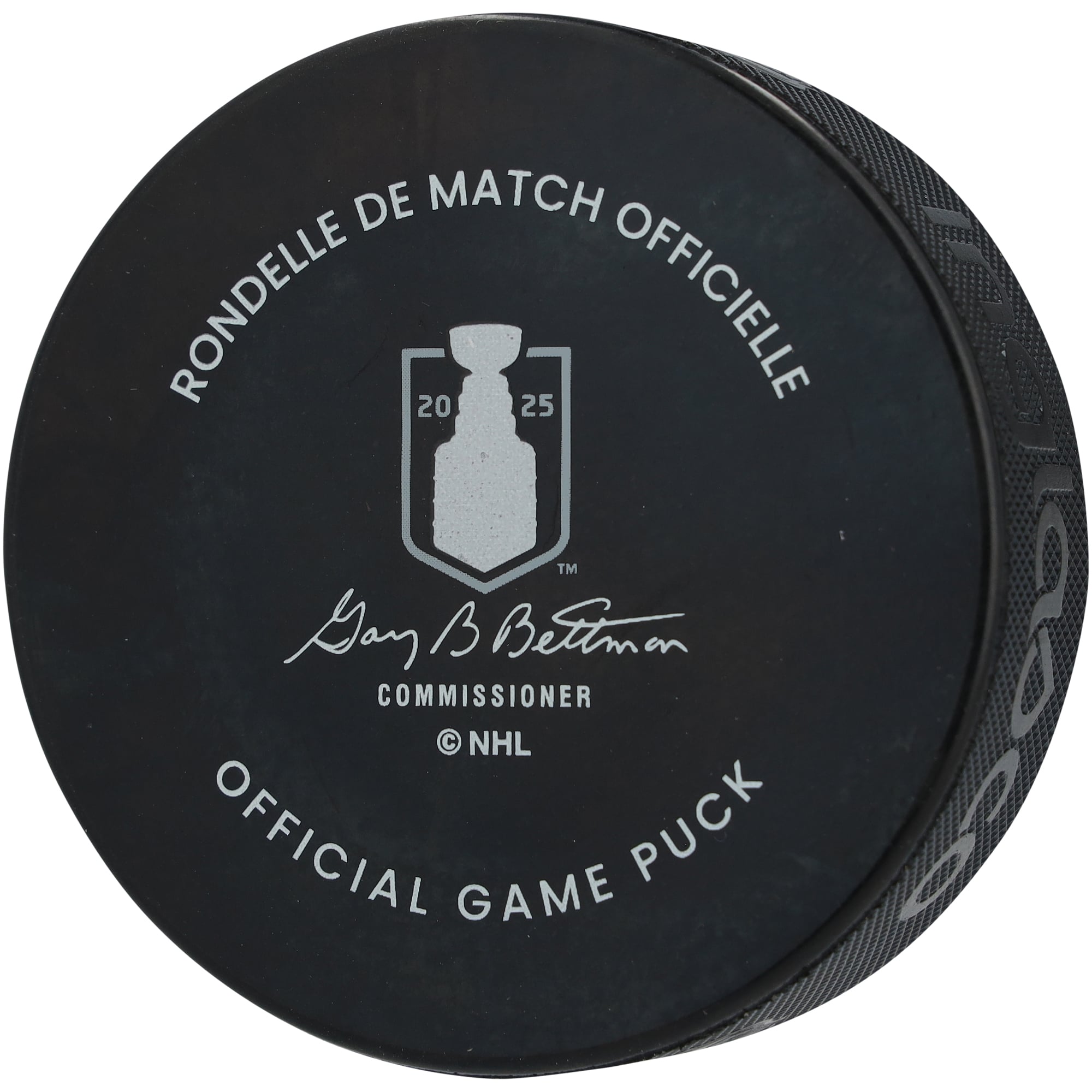 Sam Bennett Florida Panthers Autographed  2025 Stanley Cup Official Game Puck with "2025 Conn Smythe" Inscription