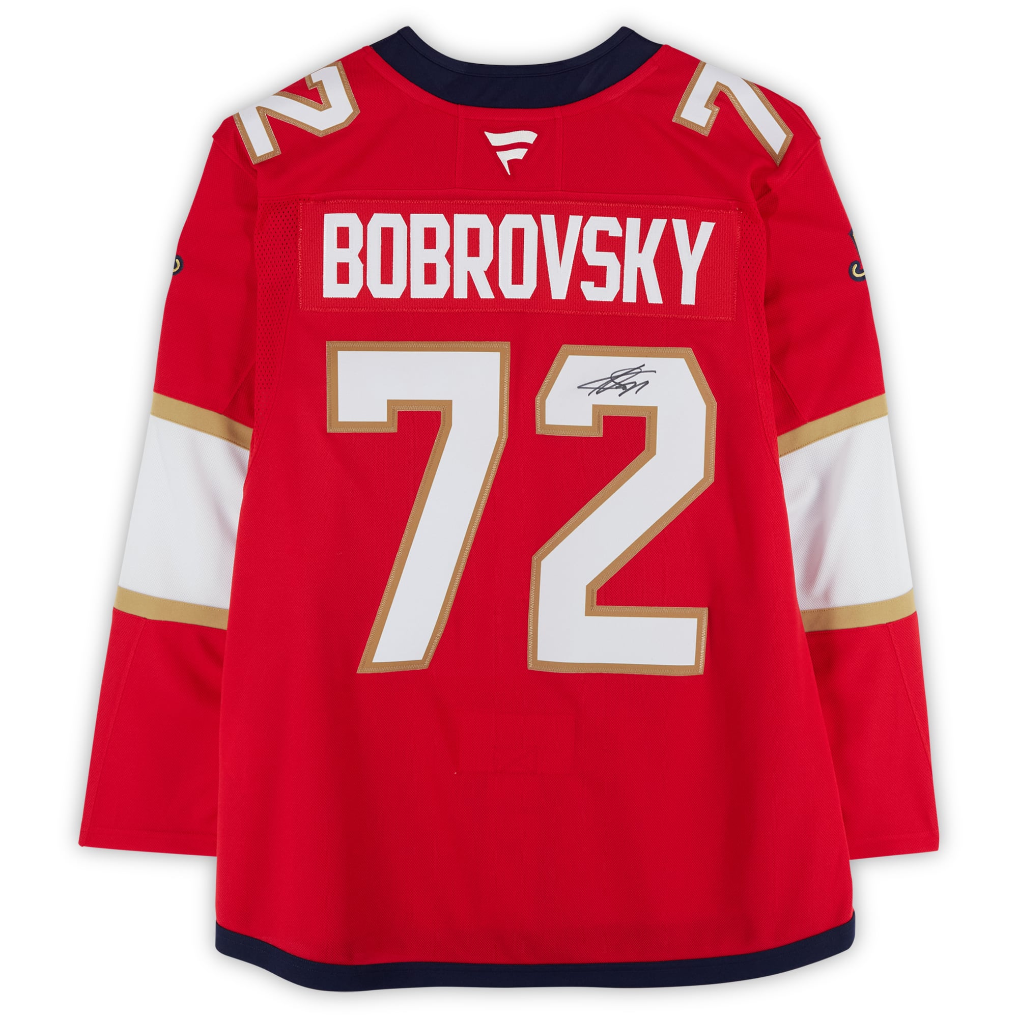 Sergei Bobrovsky Florida Panthers Autographed Red Fanatics Premium Jersey