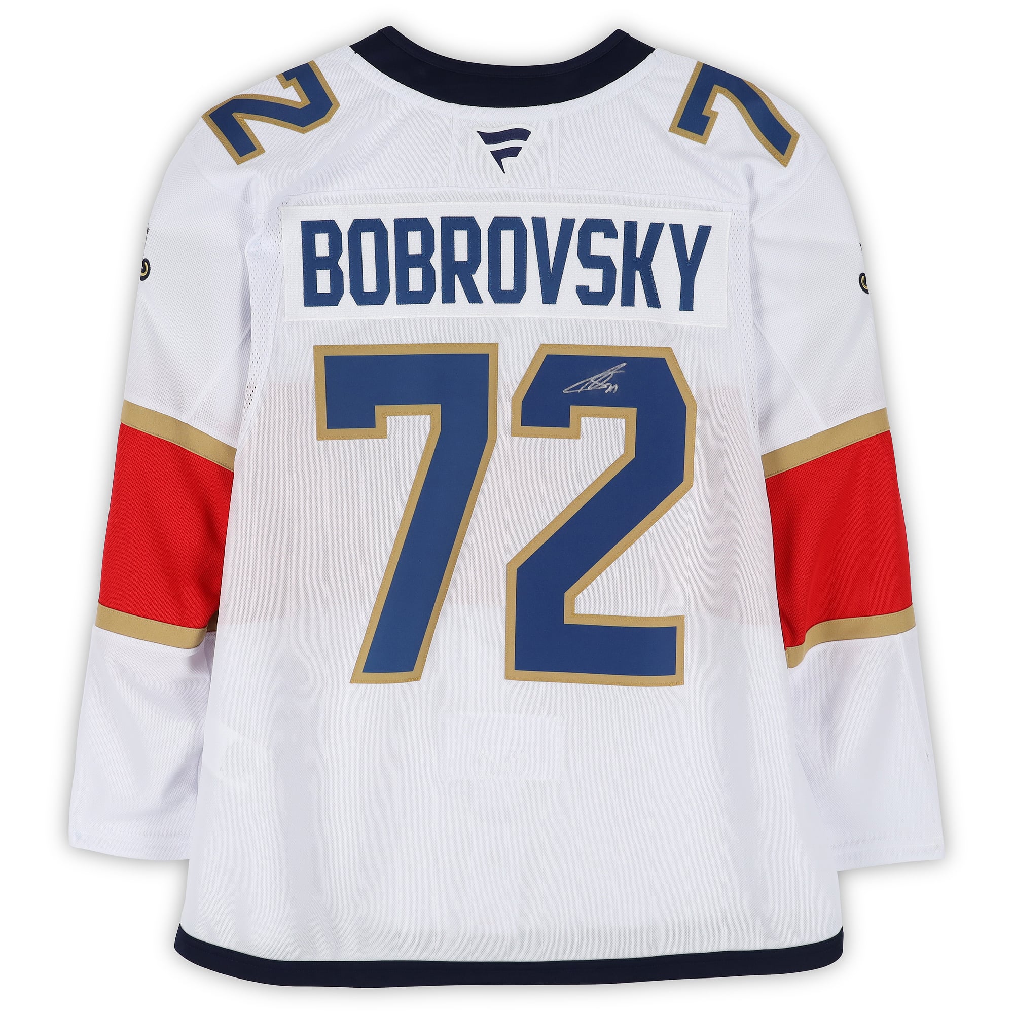 Maillot blanc autographié des Panthers de la Floride de Sergei Bobrovsky (Fanatics Premium)