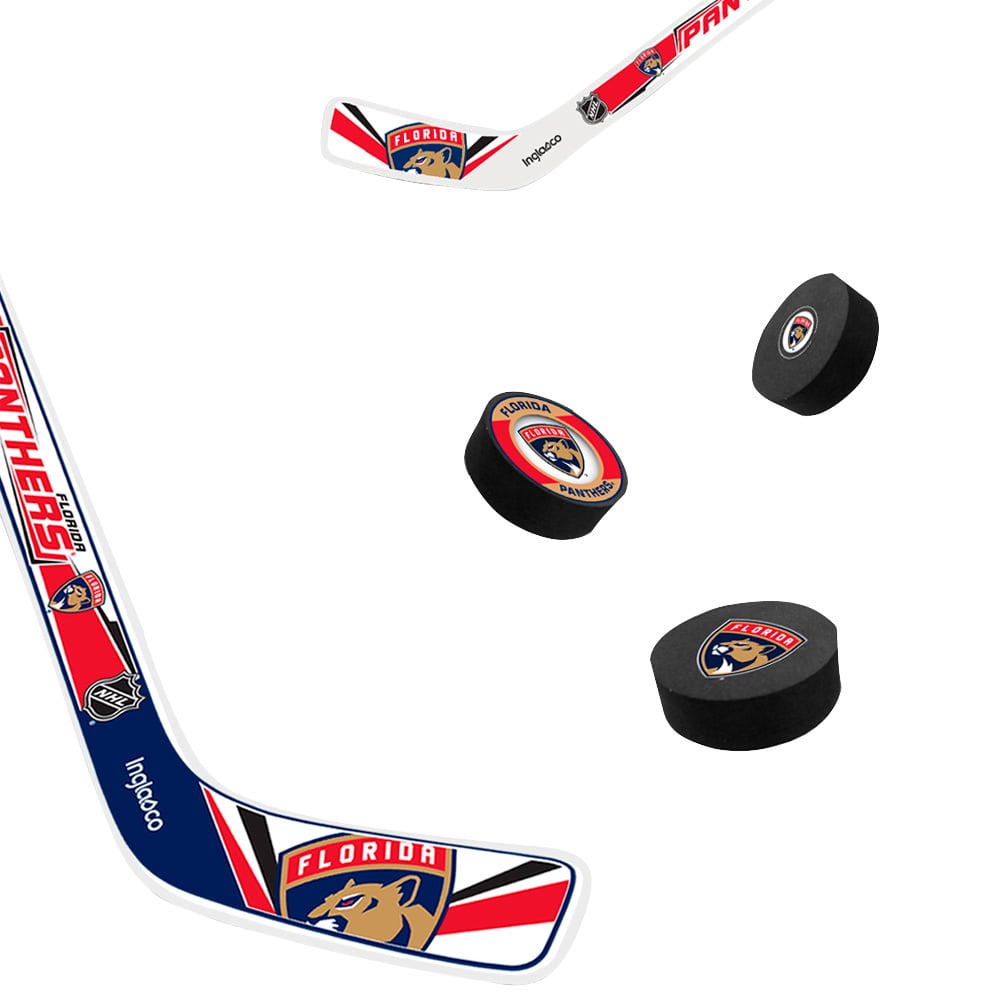 The Sports Vault Florida Panthers Mini bâton de hockey et rondelle en mousse huit pièces