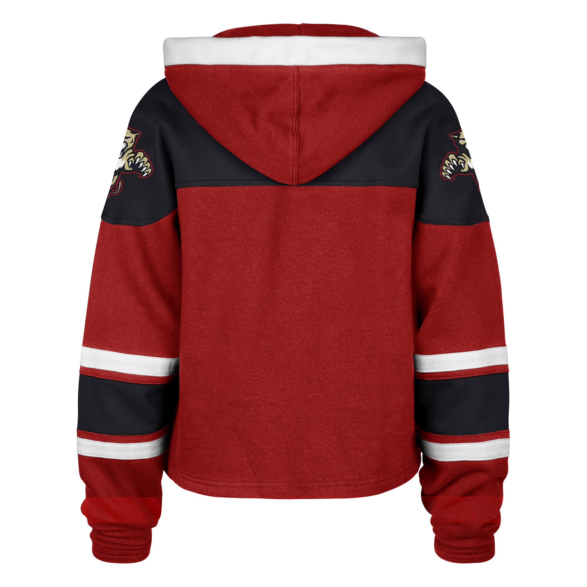Sweat à capuche court lacets rouge '47 des Panthers de la Floride pour femme