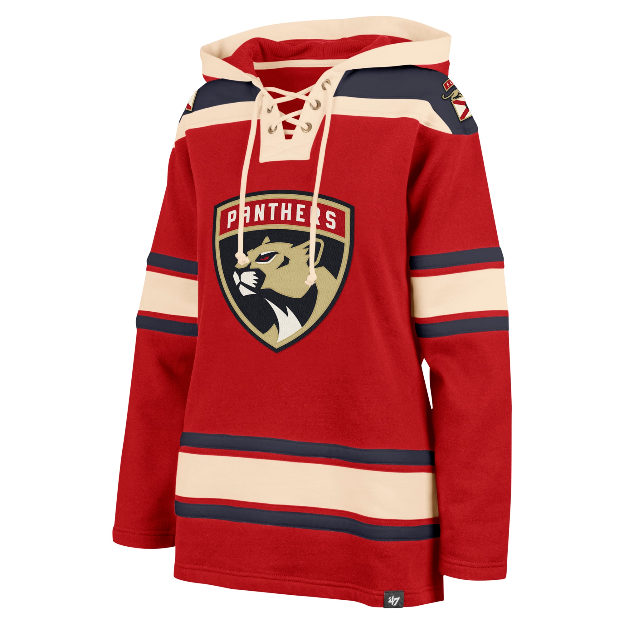 Sweat à capuche enfiler Superior Lacer Red Florida Panthers '47 pour femme
