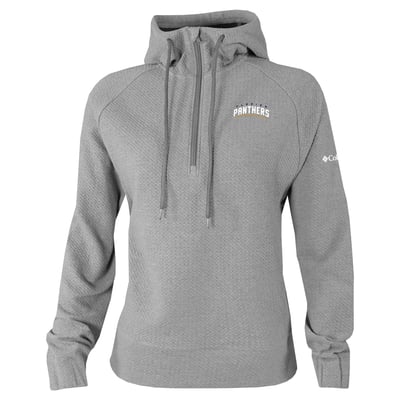 Florida Panthers Columbia Women's Half-Zip Swingcraft Tri-Blend Hoodie - Gray
