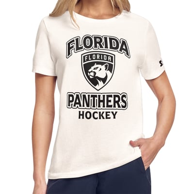 Florida Panthers Starter Women's Cookies & Cream T-Shirt - Cream
