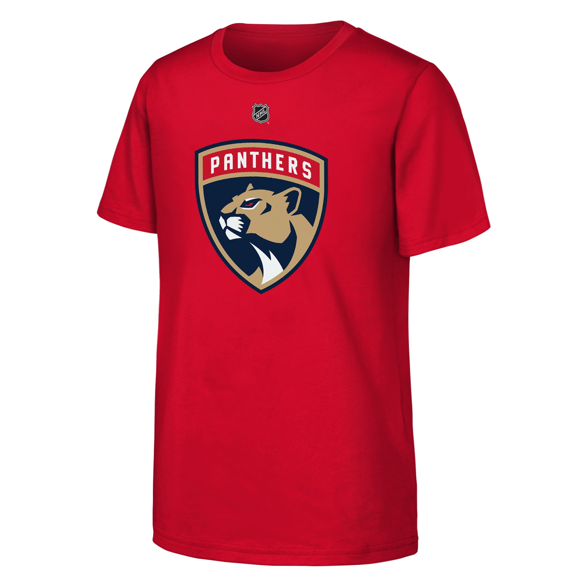 T-shirt Outerstuff pour jeunes Brady Tkachuk, rouge, Florida Panthers, avec nom et numéro