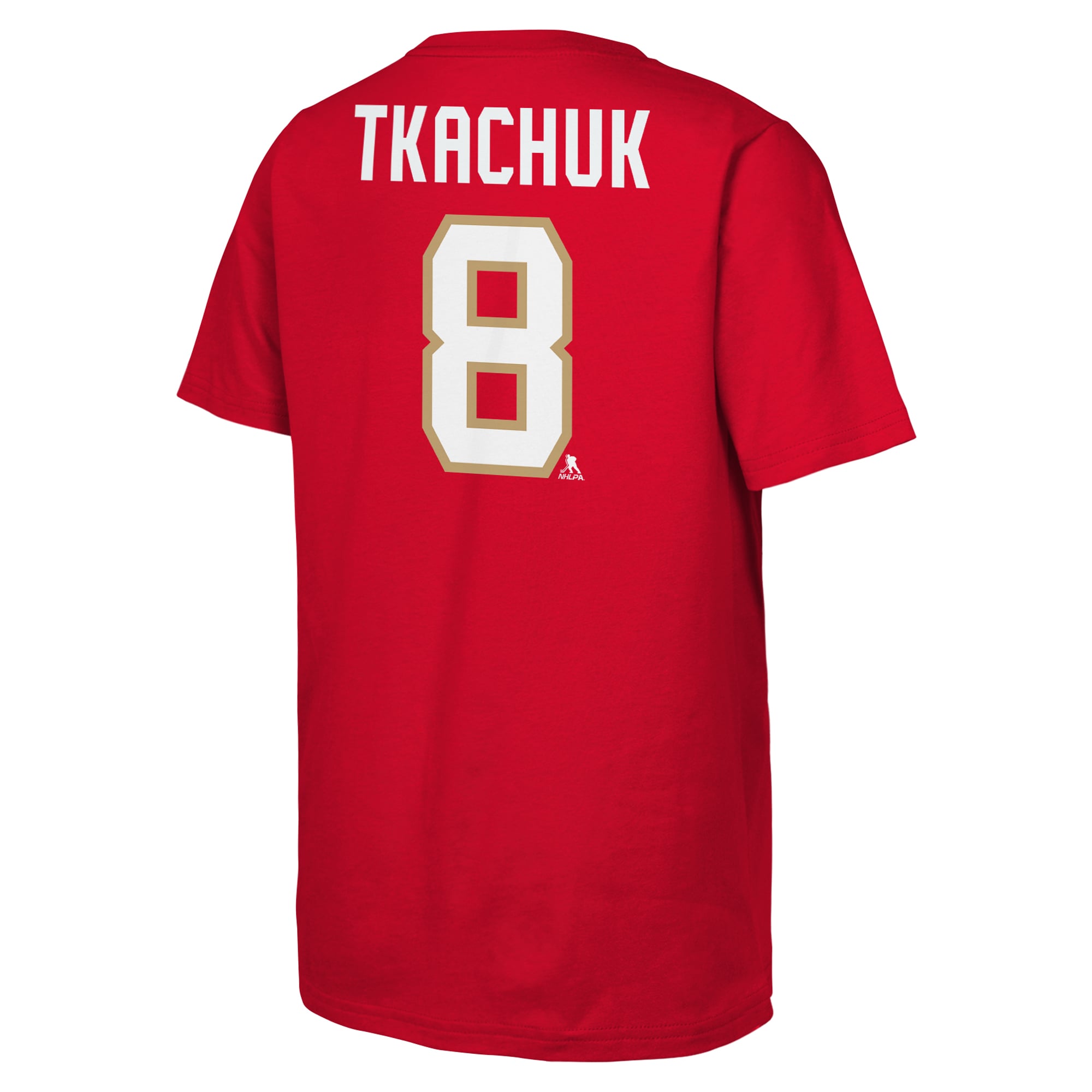 Youth Outerstuff Brady Tkachuk Red Florida Panthers Name & Number T-Shirt