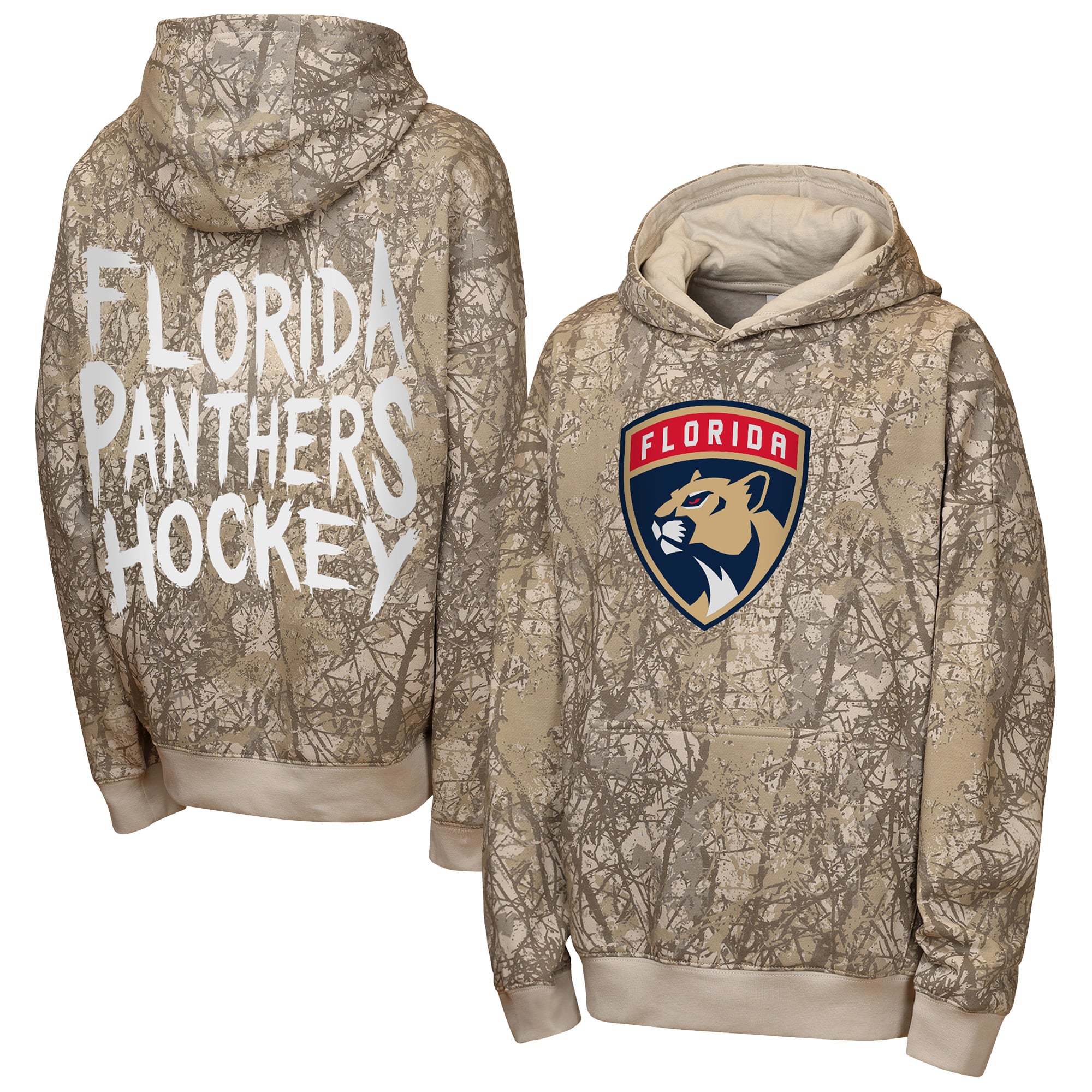 Sweat à capuche oversize Youth Outerstuff Natural Florida Panthers Fast & Furious