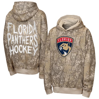 Florida Panthers Outerstuff Youth Fast & Furious Oversized Pullover Hoodie - Natural
