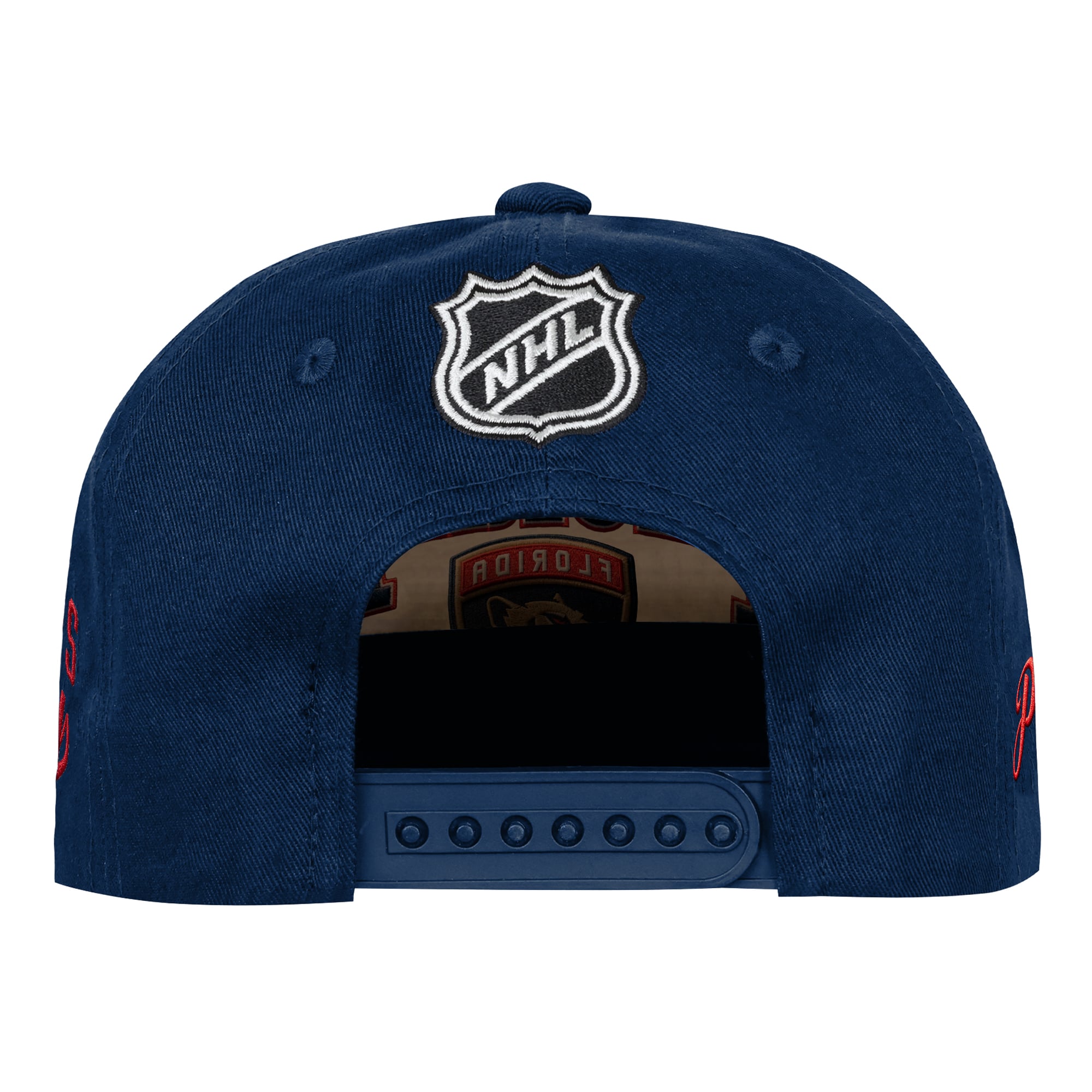 Youth Outerstuff Natural/Navy Florida Panthers Arch Snapback Hat