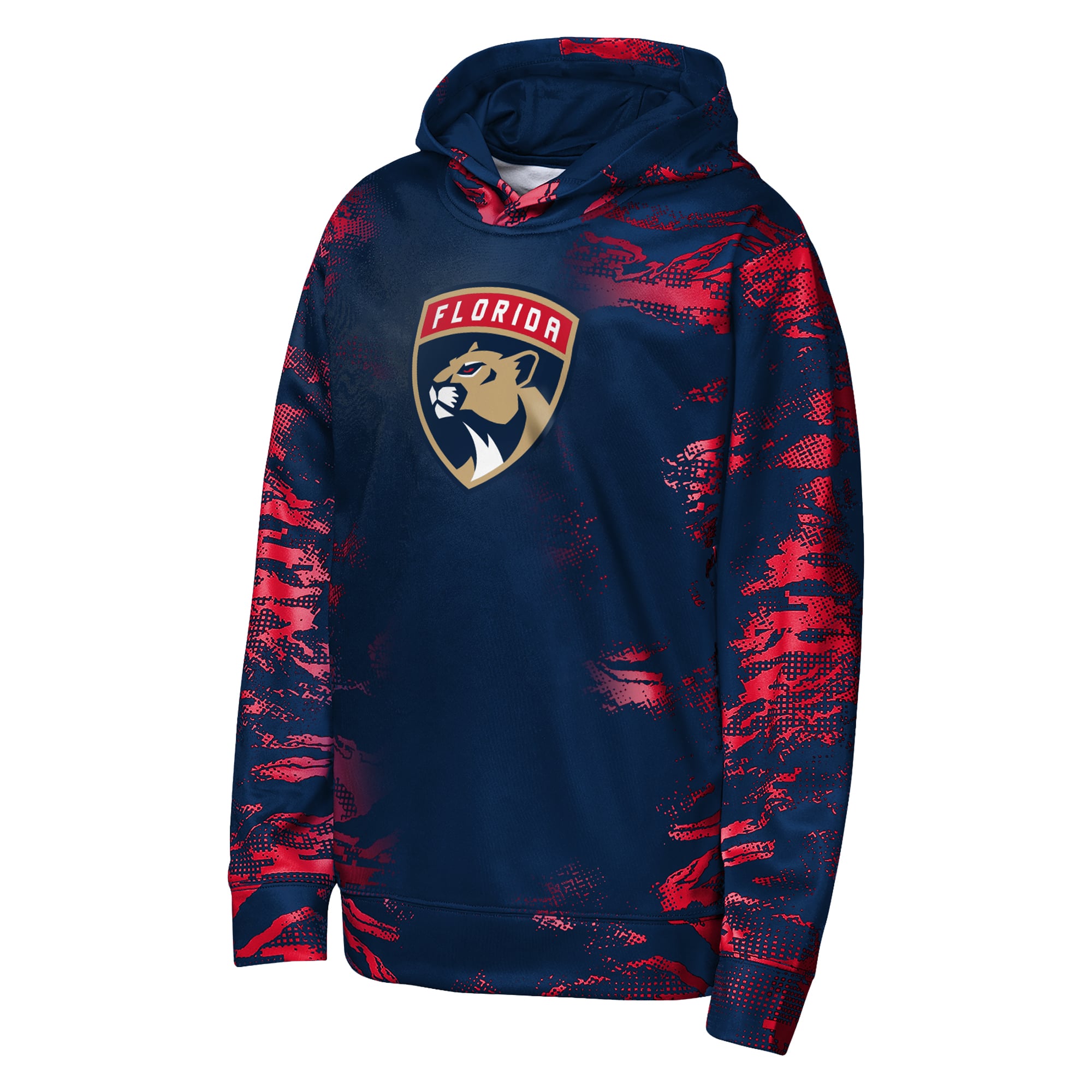 Sweat à capuche Youth Outerstuff bleu marine Florida Panthers Team Dynamics