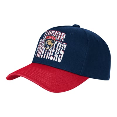 Youth Florida Panthers Outerstuff Navy/Red Ice Breaker Adjustable Hat