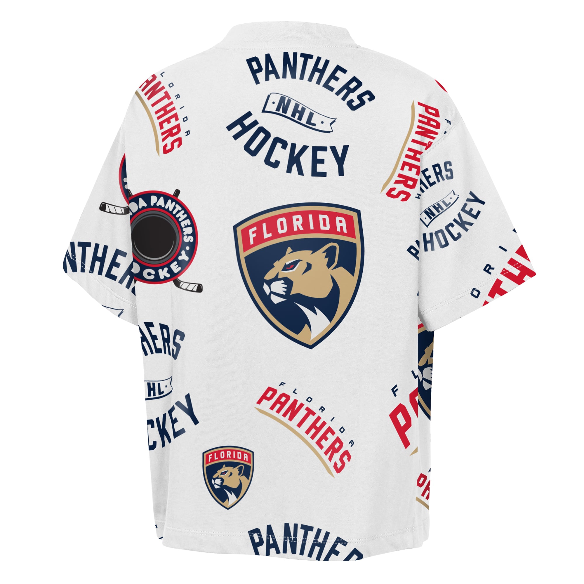 T-shirt blanc Youth Outerstuff Florida Panthers Unstoppable Elevated