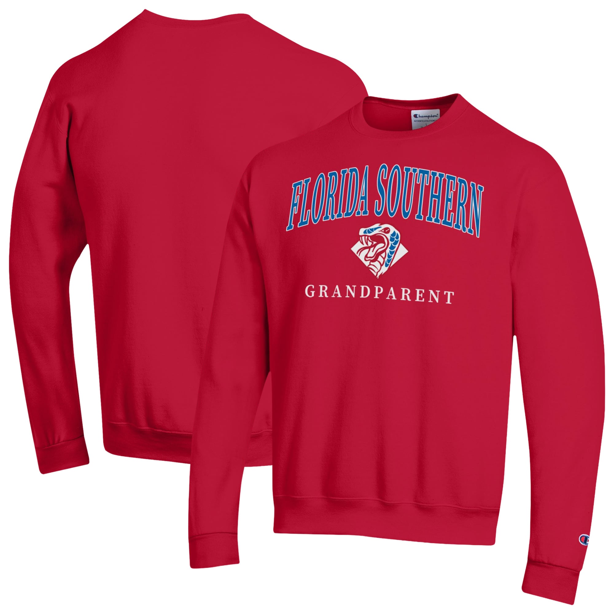 Unisex Champion Red Florida Southern Mocs Arch Grandparent Eco ...