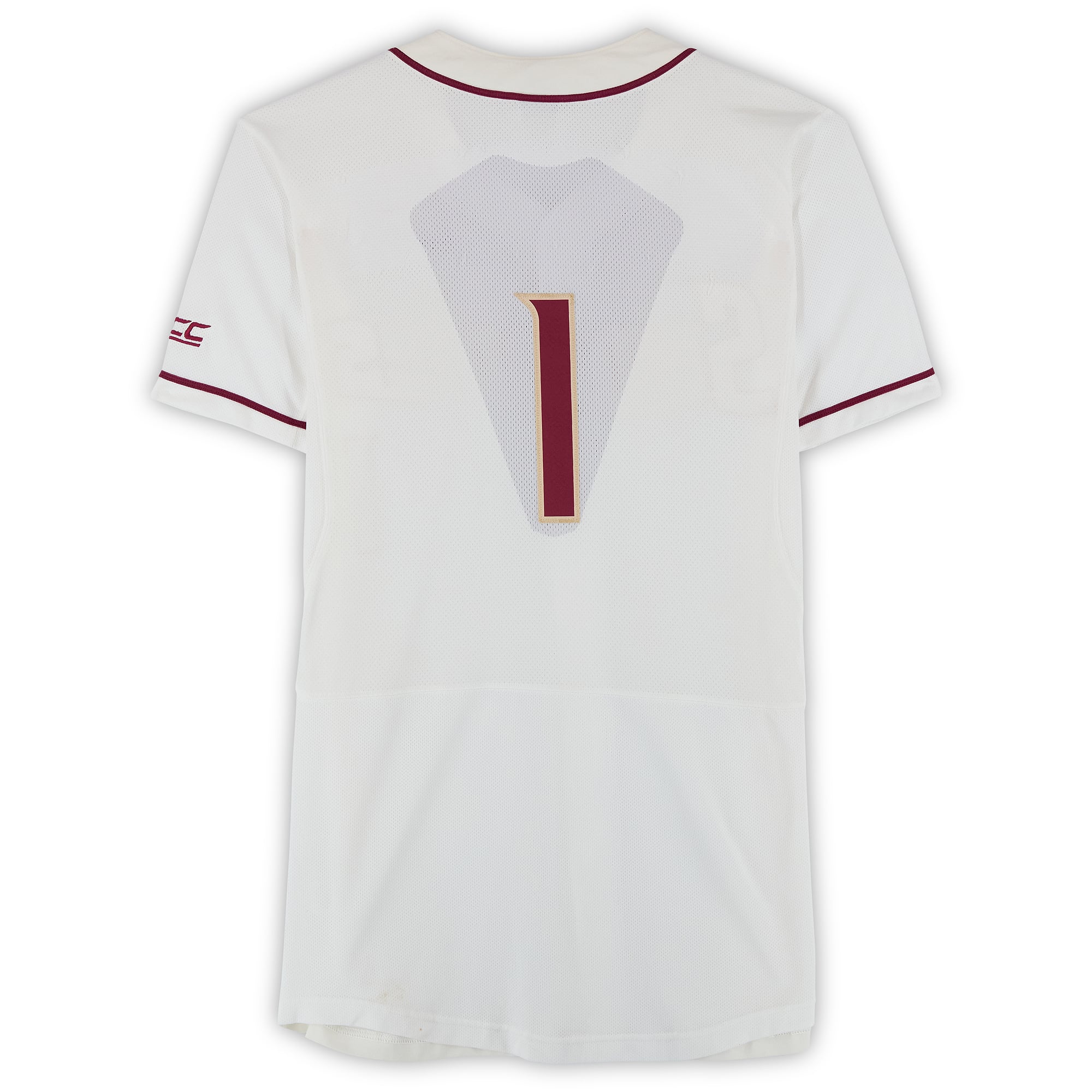 Maillot blanc n° de l'équipe des Seminoles de l'Université d'État de Floride (taille