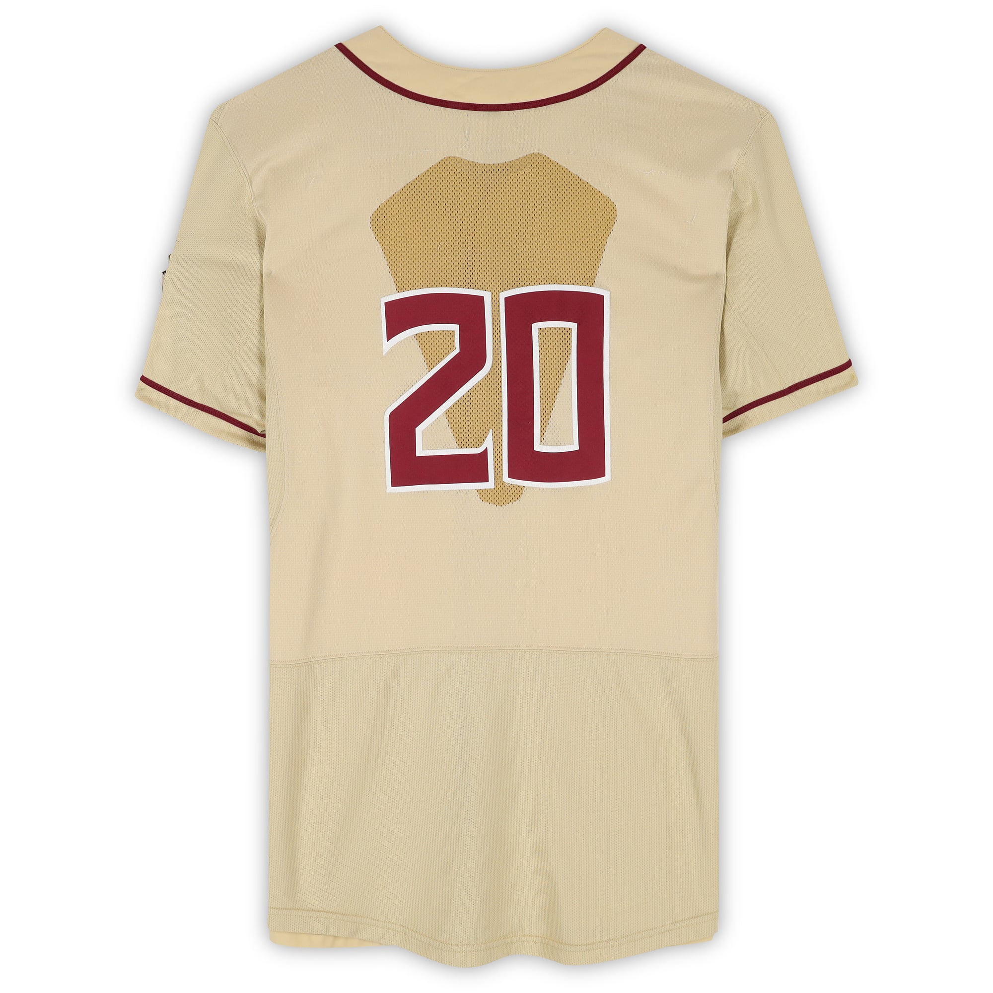 Florida State Seminoles Team-Issued #20 Gold Jersey from the 2017 College World Series - Size 48
