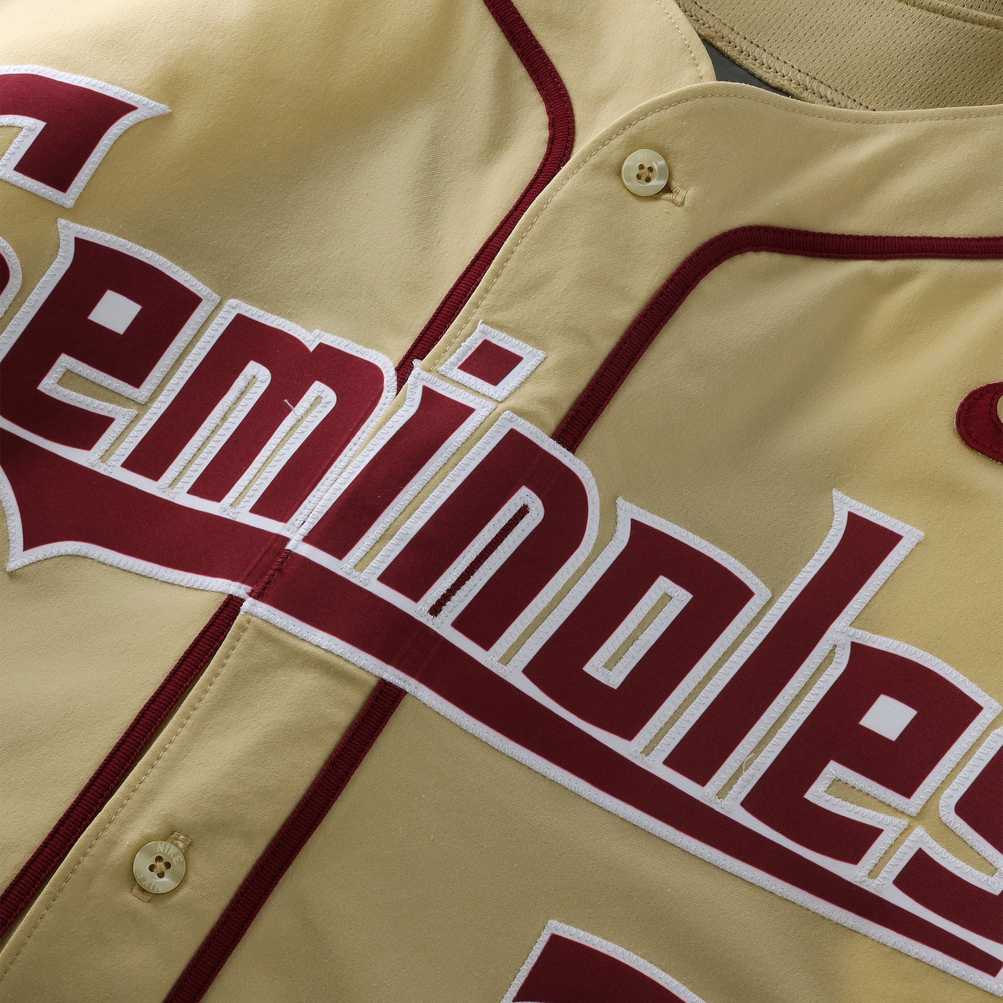 Florida State Seminoles Team-Issued #20 Gold Jersey from the 2017 College World Series - Size 48