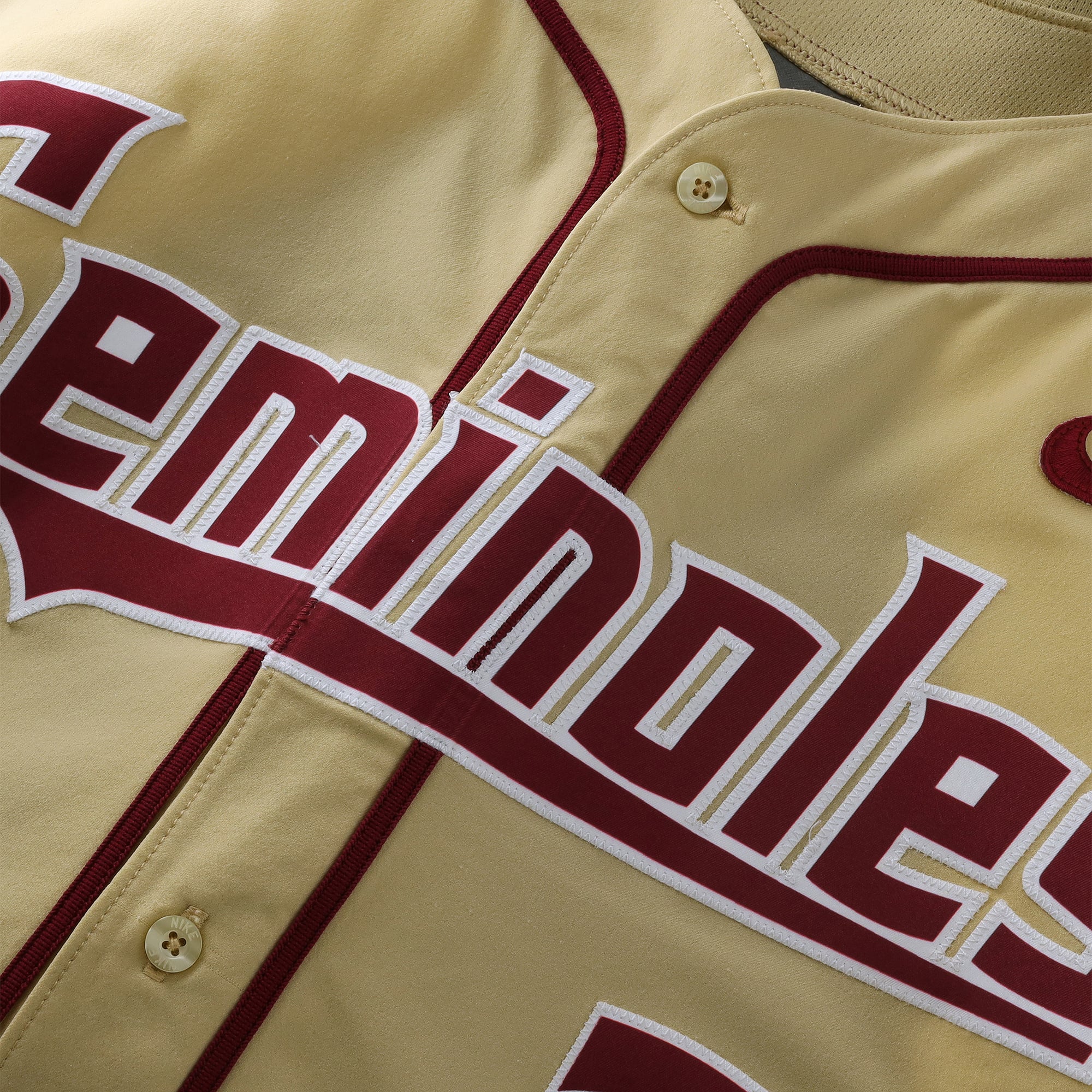 Florida State Seminoles Team-Issued #21 Gold Jersey from the Baseball Program - Size 50