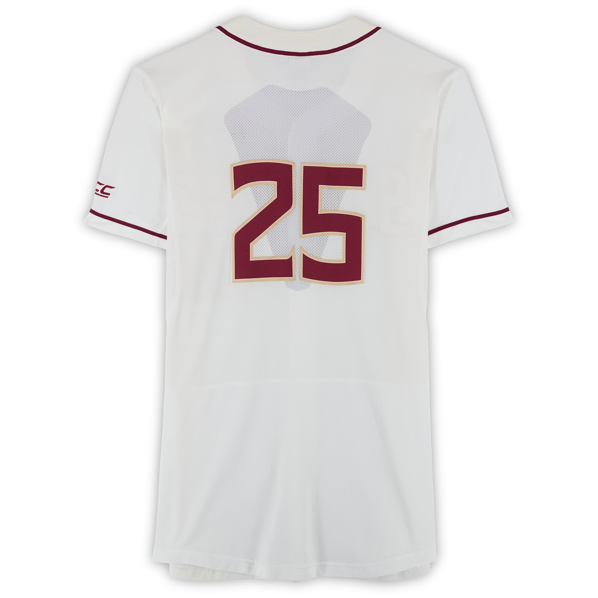 Florida State Seminoles Team-Issued #25 White Jersey from the Baseball Program - Size 46