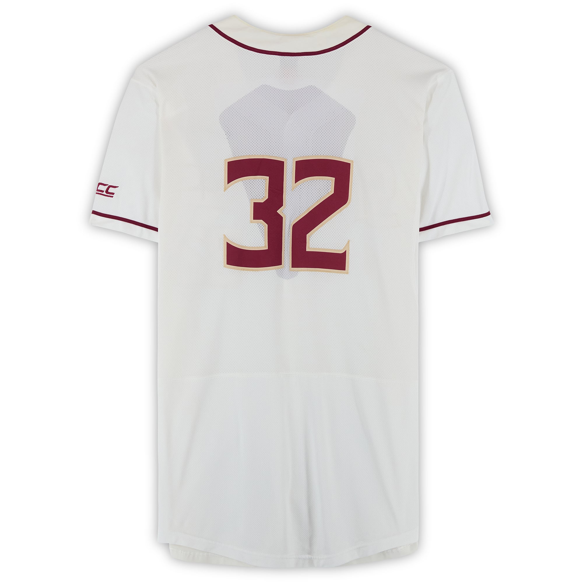 Florida State Seminoles Team-Issued #32 White Jersey from the Baseball Program - Size 50
