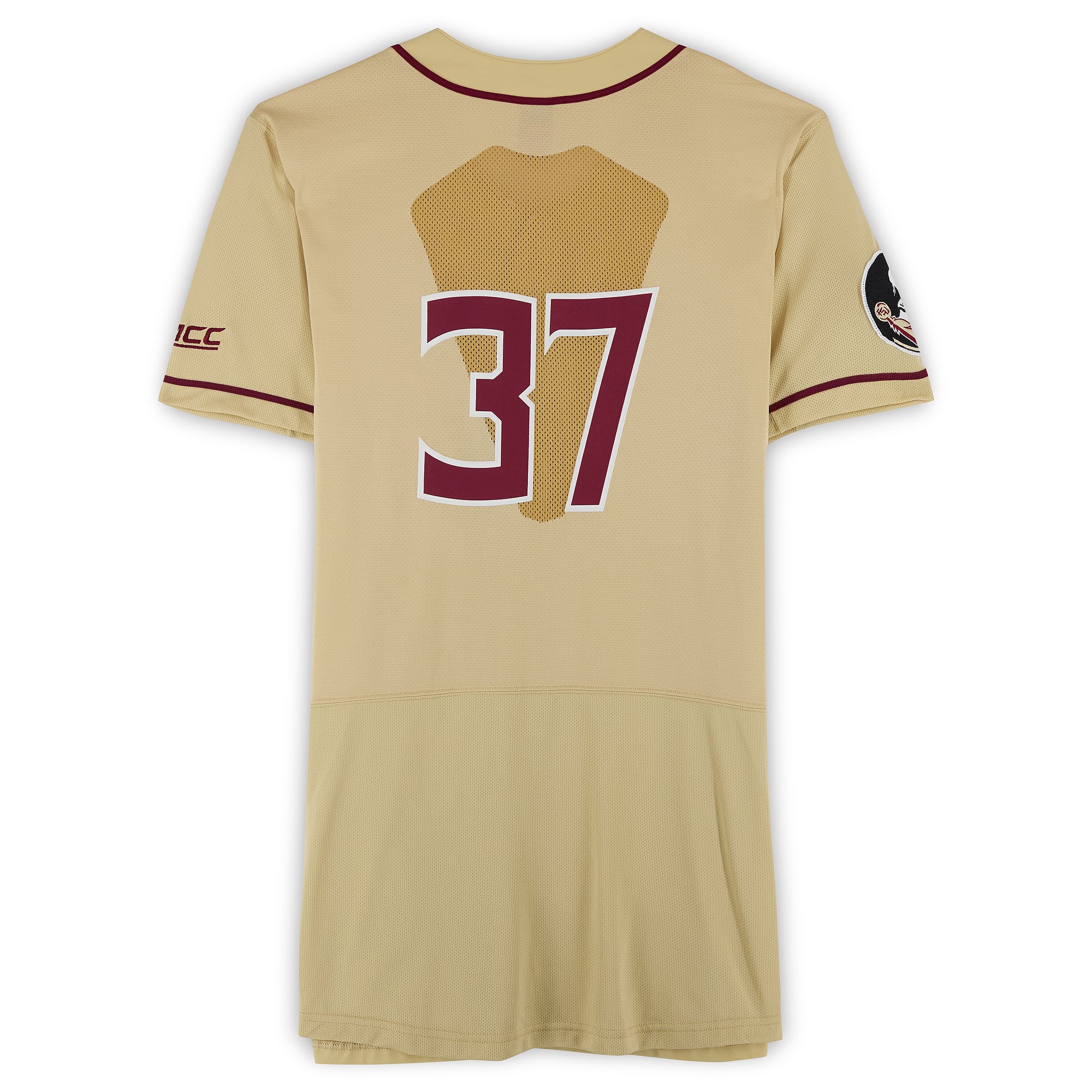 Florida State Seminoles Team-Issued #37 Gold Jersey from the Baseball Program - Size 50