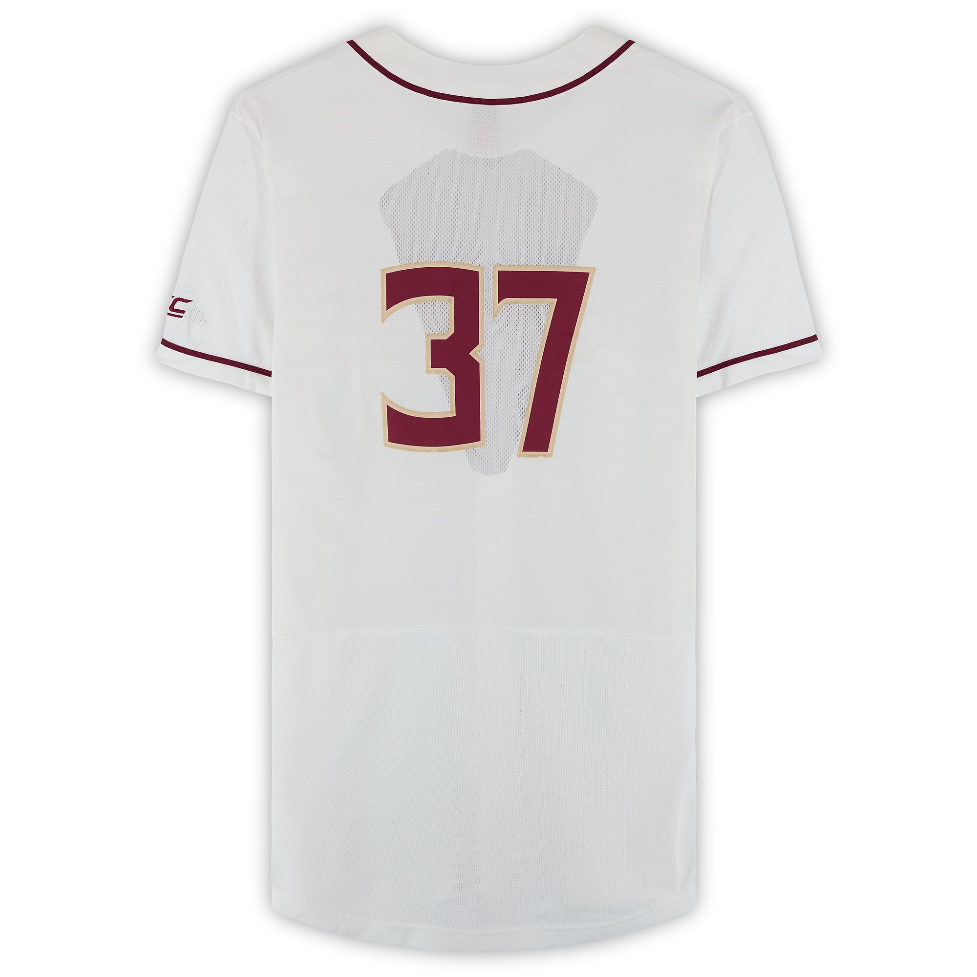 Florida State Seminoles Team-Issued #37 White Jersey from the Baseball Program - Size 50