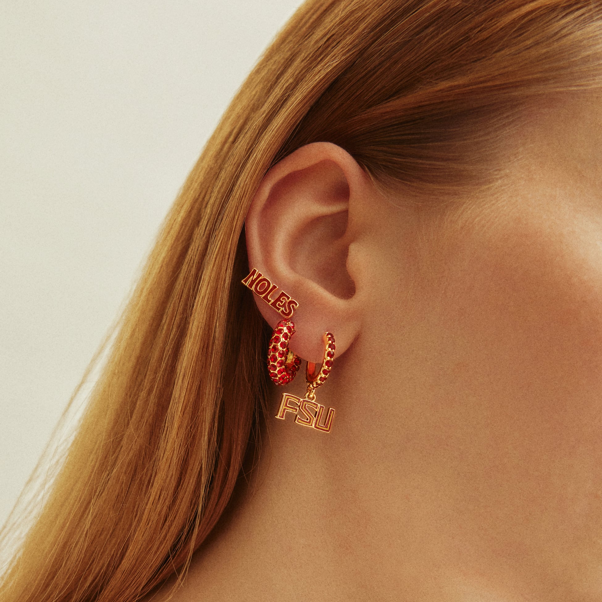 Ensemble de boucles d'oreilles BaubleBar Florida State Seminoles (3 pièces)